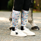 dreamers & schemers Pair & A Spare Hen House Pair & A Spare Socks equestrian boot socks boot socks thin socks riding socks pattern socks tall socks funny socks knee high socks horse socks horse show socks