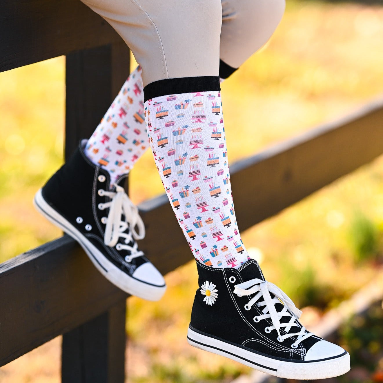 dreamers & schemers Pair & A Spare Holiday Birthday Socks equestrian boot socks boot socks thin socks riding socks pattern socks tall socks funny socks knee high socks horse socks horse show socks