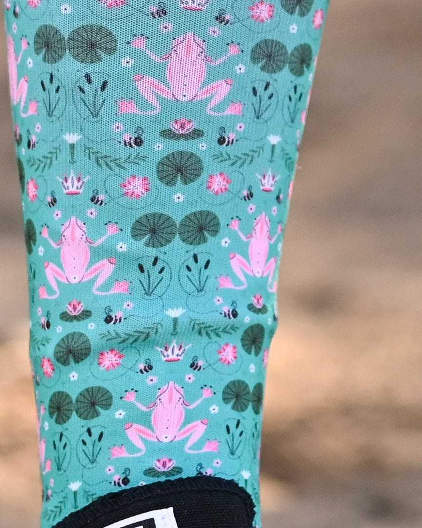 dreamers & schemers Pair & A Spare Hop To It Pair & a Spare equestrian boot socks boot socks thin socks riding socks pattern socks tall socks funny socks knee high socks horse socks horse show socks