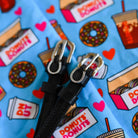 Horse Shoes - Silver Bling Spur Straps ManeJane black leather spur straps with non-stretch interior and stainless steel buc.