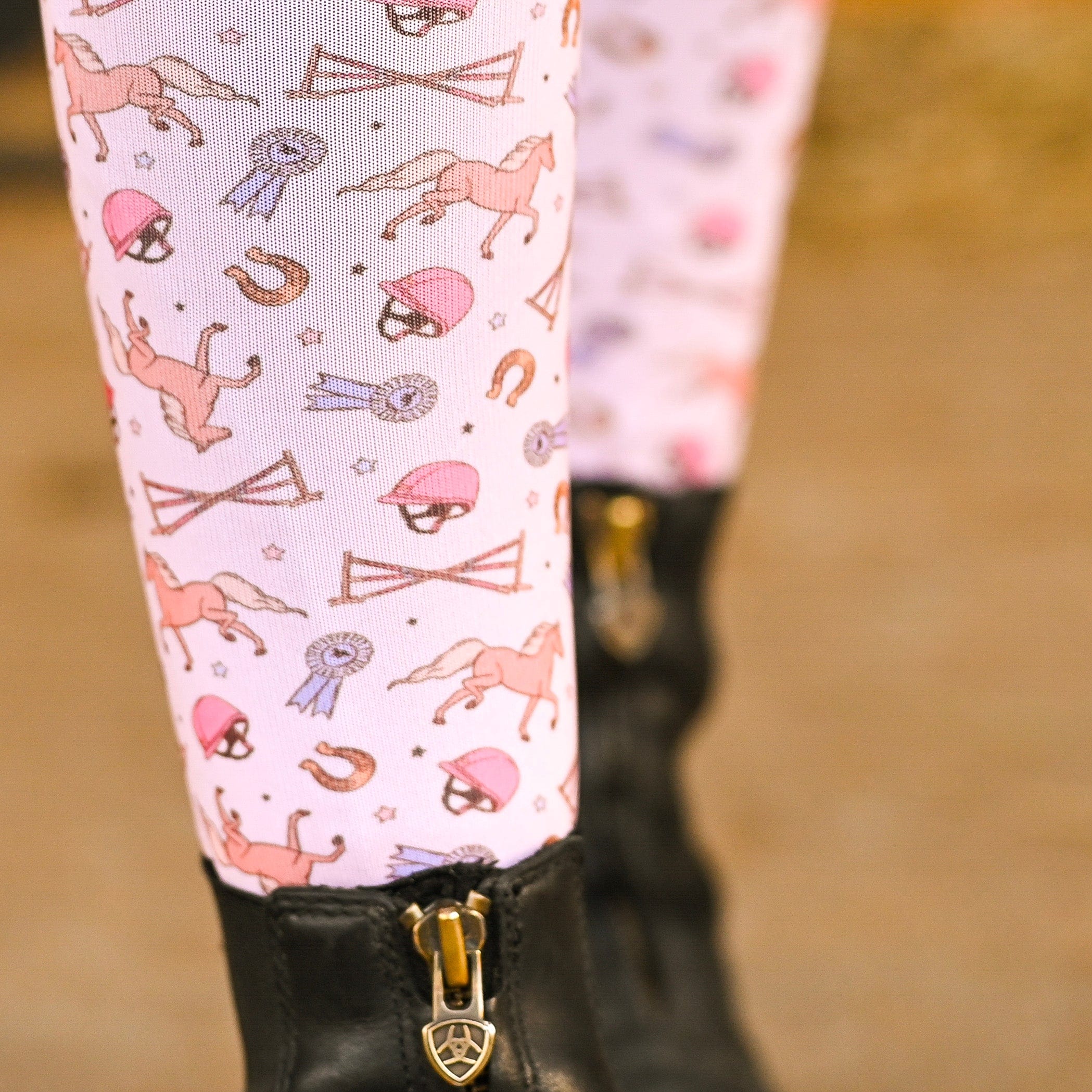 dreamers & schemers Youth Pair & a Spare Horse Show Youth Pair & a Spare Socks equestrian boot socks boot socks thin socks riding socks pattern socks tall socks funny socks knee high socks horse socks horse show socks