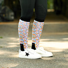 dreamers & schemers Pair & A Spare Horsing Around Pair & A Spare Socks equestrian boot socks boot socks thin socks riding socks pattern socks tall socks funny socks knee high socks horse socks horse show socks