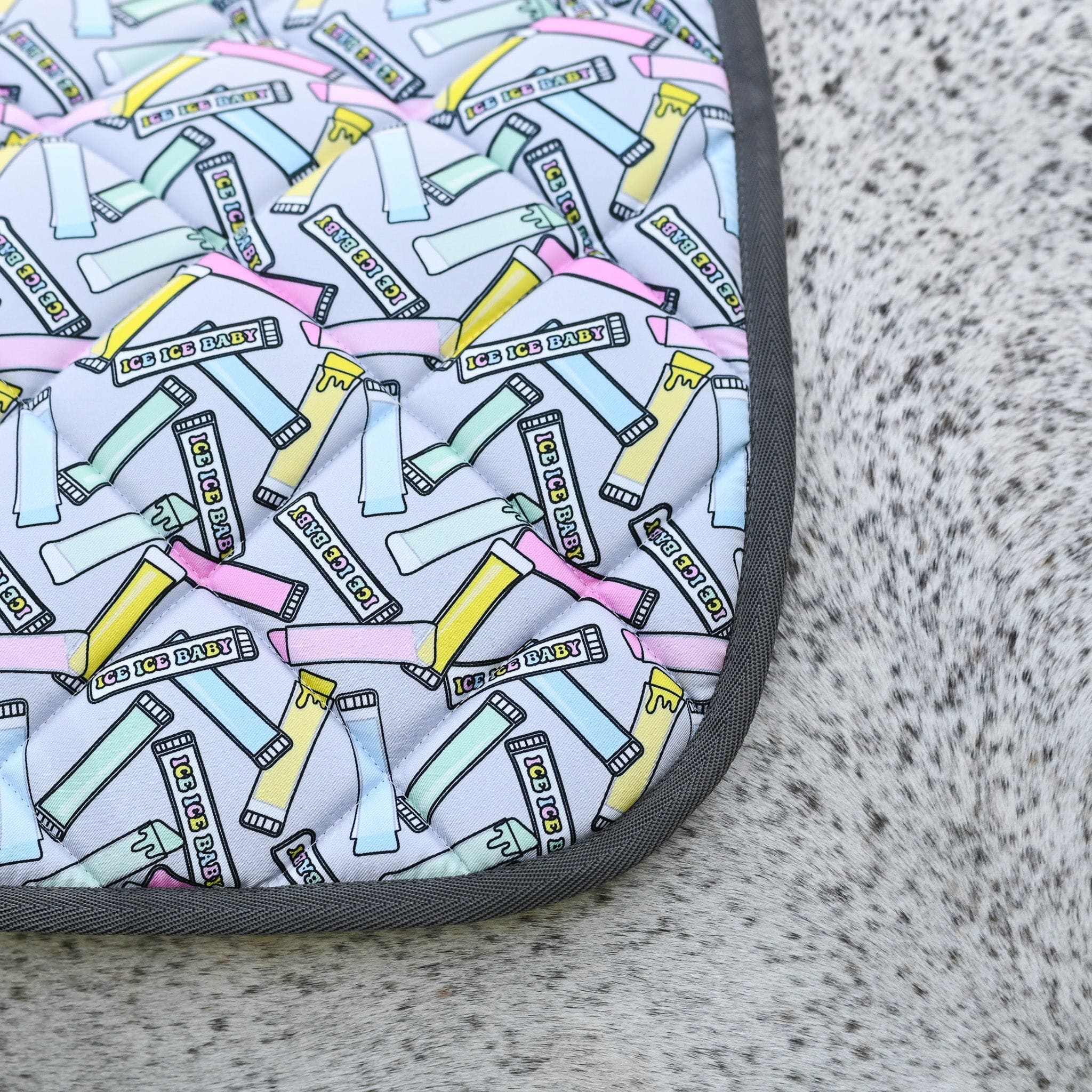 Dreamers & Schemers Ice Ice Baby Saddle Pad – patterned saddle pad, equestrian gift, horseback riding gear from Dreamers & Schemers Saddle Pads