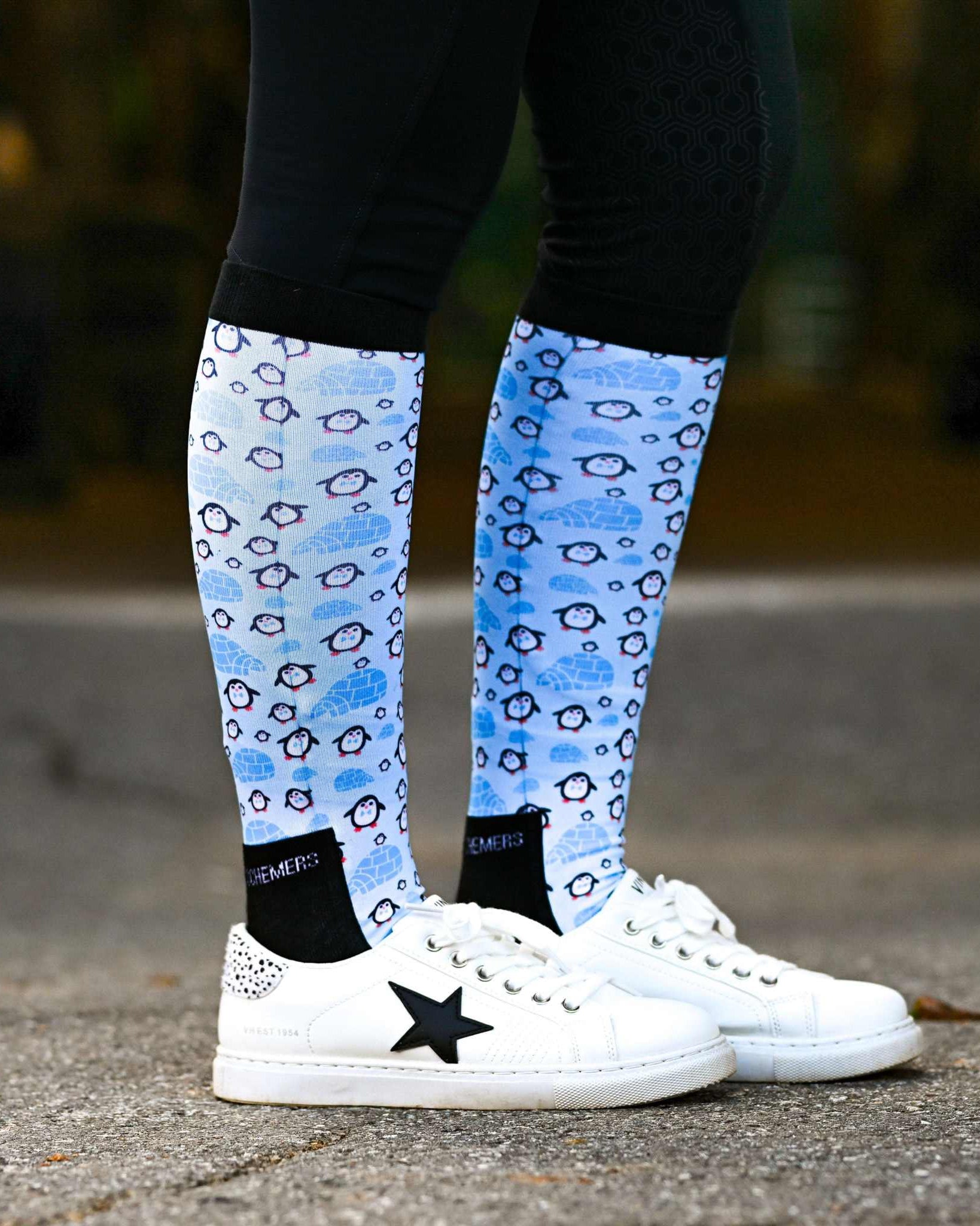 dreamers & schemers Pair & A Spare Igloo Crew Pair & A Spare Socks equestrian boot socks boot socks thin socks riding socks pattern socks tall socks funny socks knee high socks horse socks horse show socks