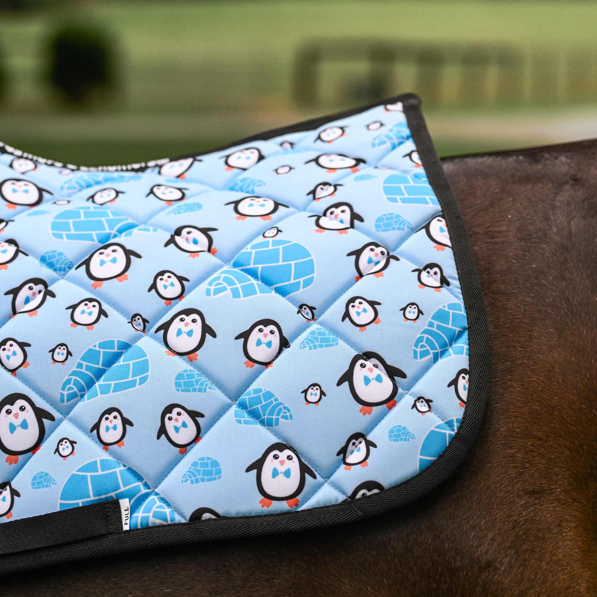 Dreamers & Schemers Igloo Crew Saddle Pad – patterned saddle pad, equestrian gift, horseback riding gear from Dreamers & Schemers Saddle Pads