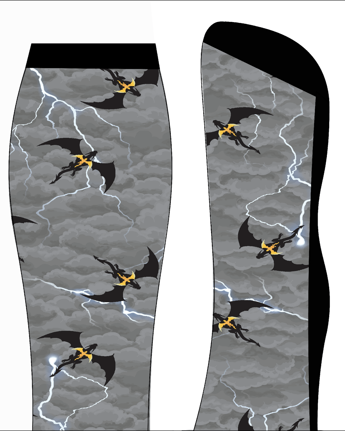 Fourth Wing limited edition equestrian boot socks, additional view