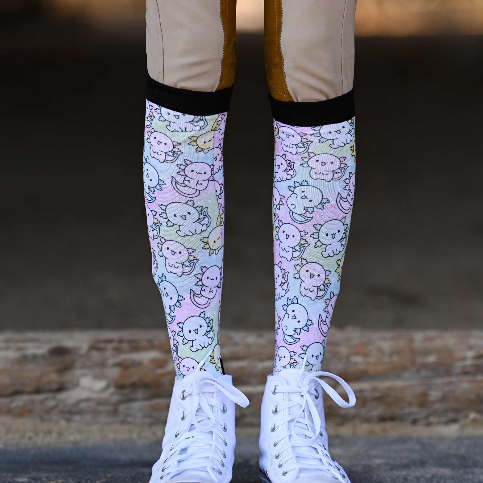 D&S LIMITED EDITION Limited Edition Limited Edition RelaxOlotl Socks equestrian boot socks boot socks thin socks riding socks pattern socks tall socks funny socks knee high socks horse socks horse show socks