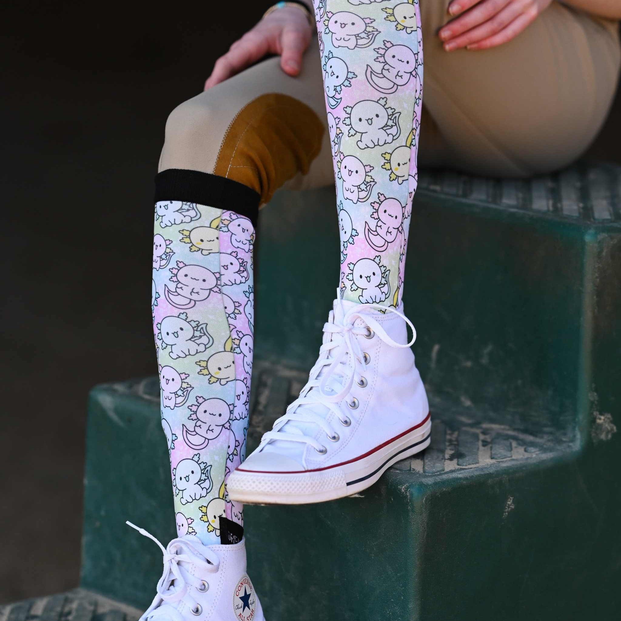 D&S LIMITED EDITION Limited Edition Limited Edition RelaxOlotl Socks equestrian boot socks boot socks thin socks riding socks pattern socks tall socks funny socks knee high socks horse socks horse show socks