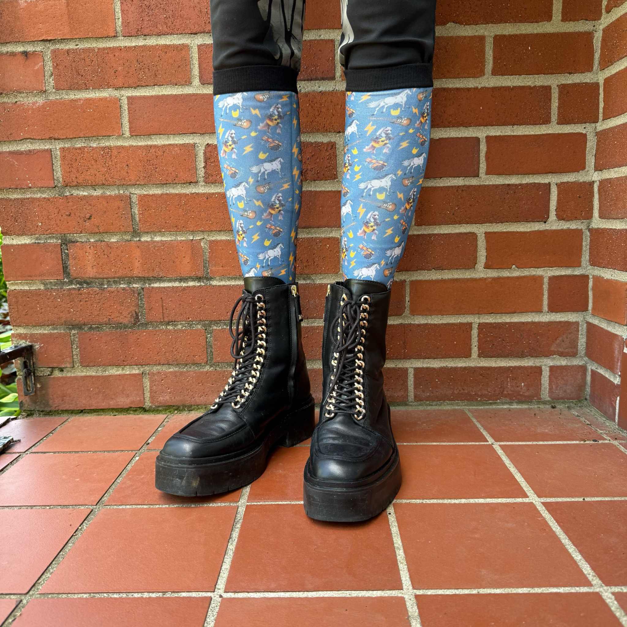 D&S LIMITED EDITION Limited Edition Limited Edition Sandman Socks equestrian boot socks boot socks thin socks riding socks pattern socks tall socks funny socks knee high socks horse socks horse show socks