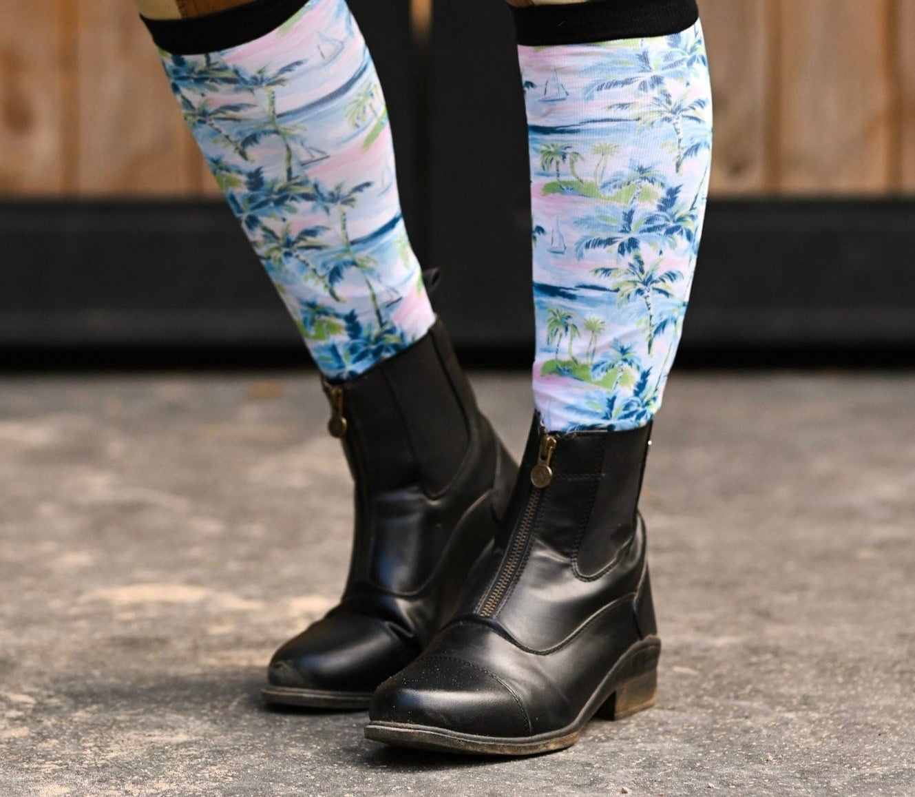 D&S LIMITED EDITION Limited Edition Limited Sail Away Socks equestrian boot socks boot socks thin socks riding socks pattern socks tall socks funny socks knee high socks horse socks horse show socks