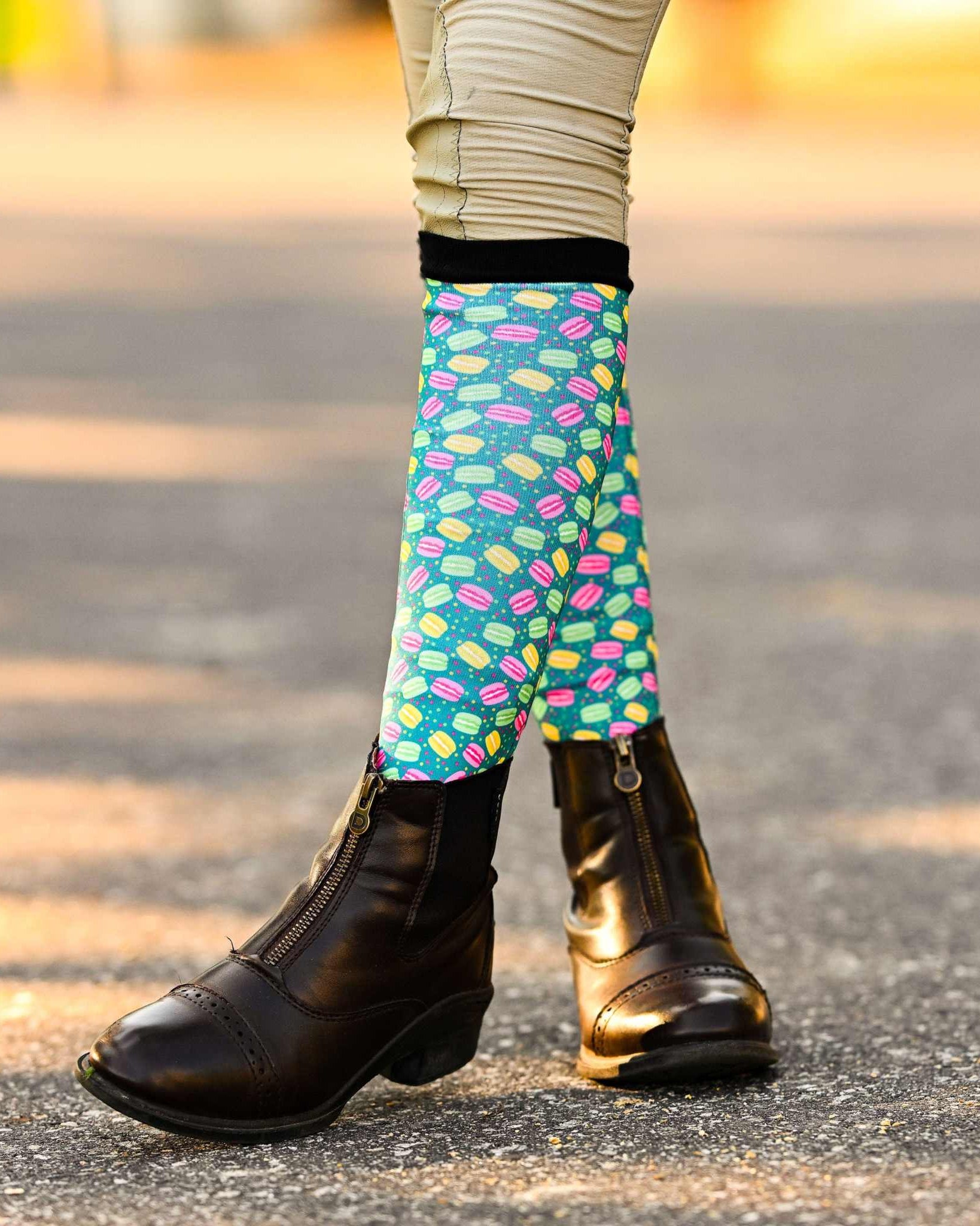 dreamers & schemers Youth Luxe Layers Youth Pair & A Spare Socks equestrian boot socks boot socks thin socks riding socks pattern socks tall socks funny socks knee high socks horse socks horse show socks