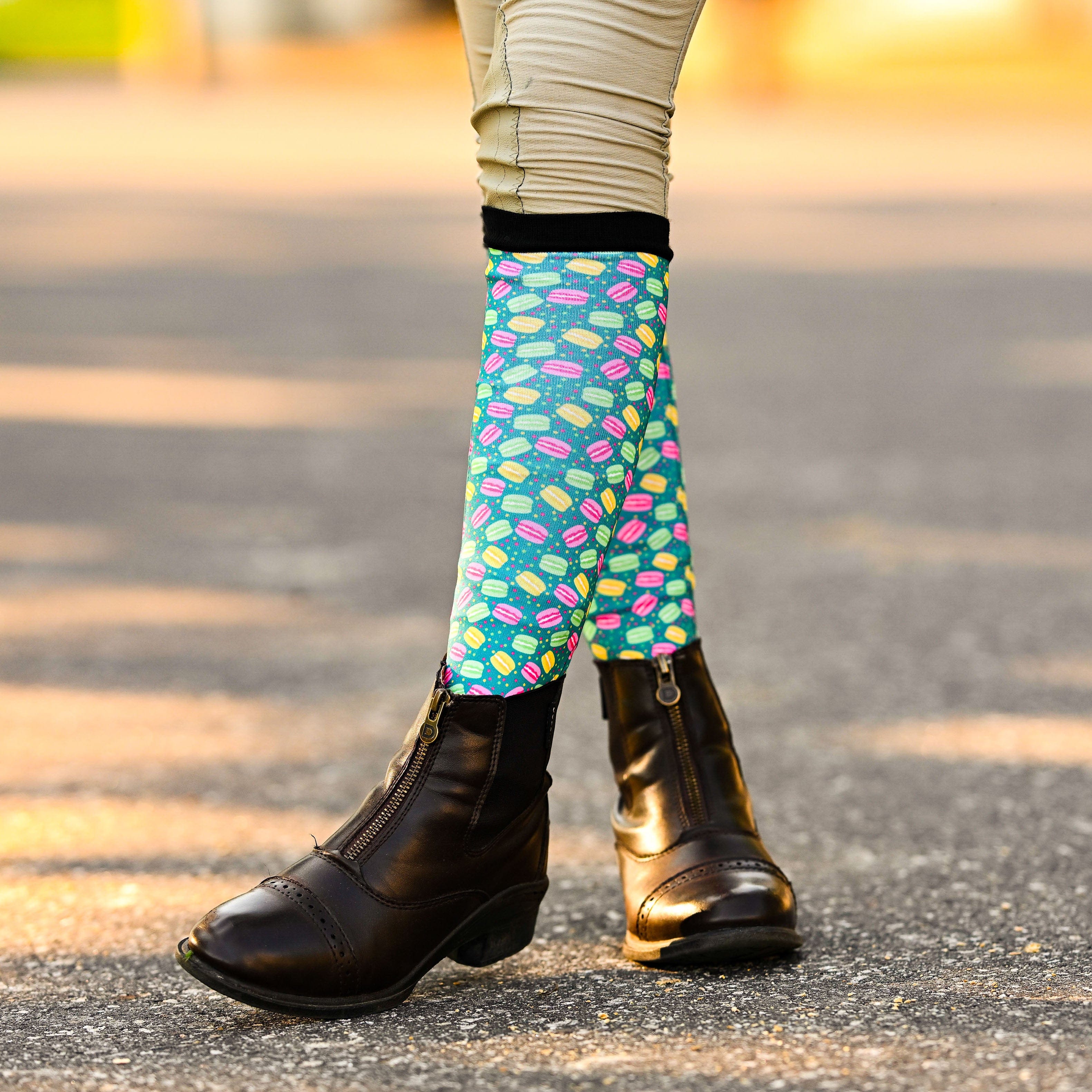 dreamers & schemers Youth Luxe Layers Youth Pair & A Spare Socks equestrian boot socks boot socks thin socks riding socks pattern socks tall socks funny socks knee high socks horse socks horse show socks