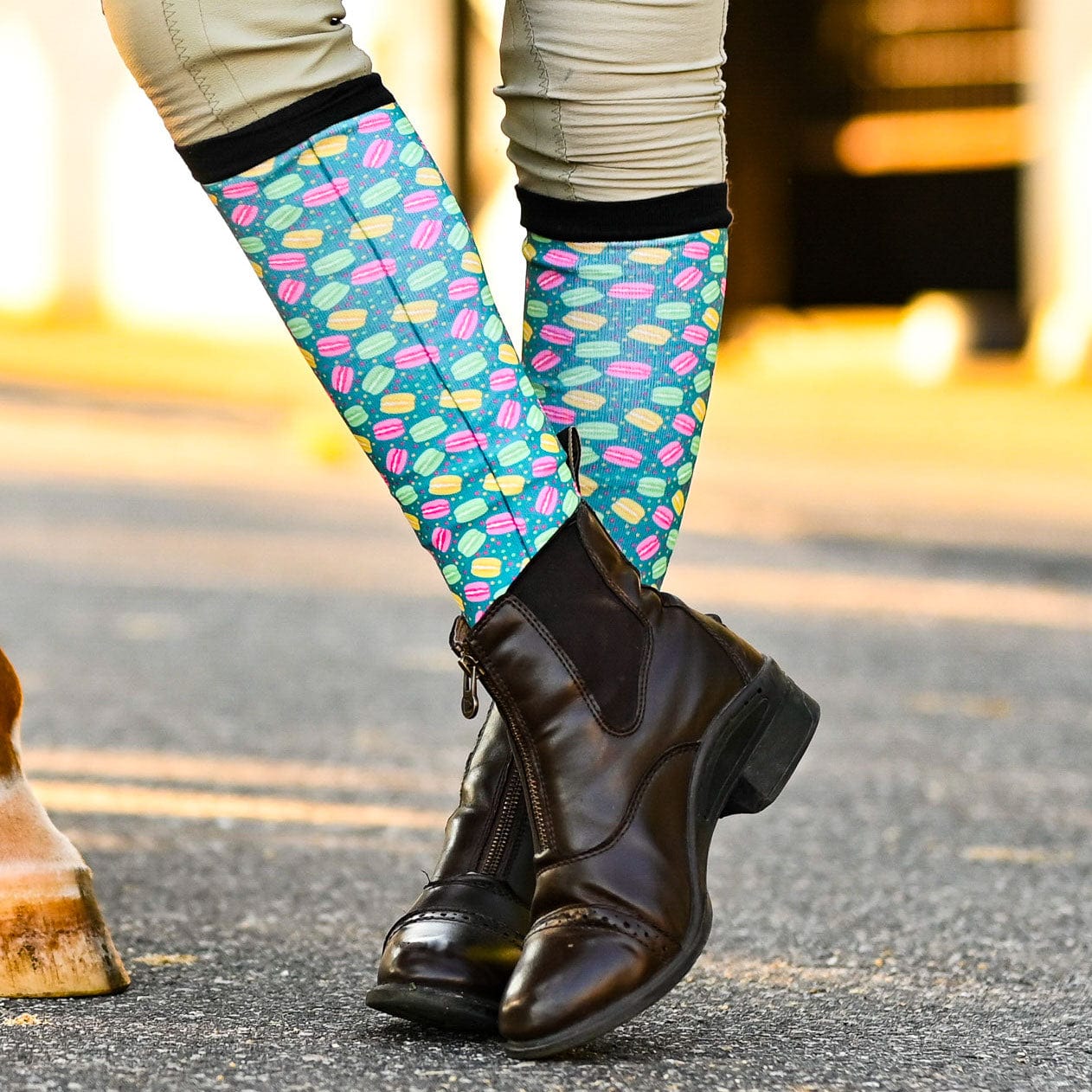 dreamers & schemers Youth Luxe Layers Youth Pair & A Spare Socks equestrian boot socks boot socks thin socks riding socks pattern socks tall socks funny socks knee high socks horse socks horse show socks