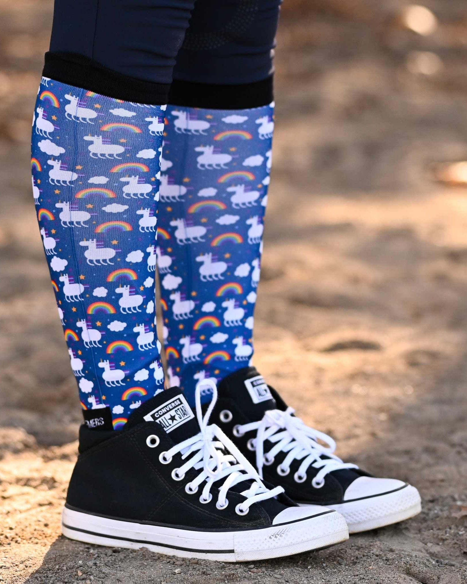 dreamers & schemers Pair & A Spare Magical AF Pair & a Spare Socks equestrian boot socks boot socks thin socks riding socks pattern socks tall socks funny socks knee high socks horse socks horse show socks