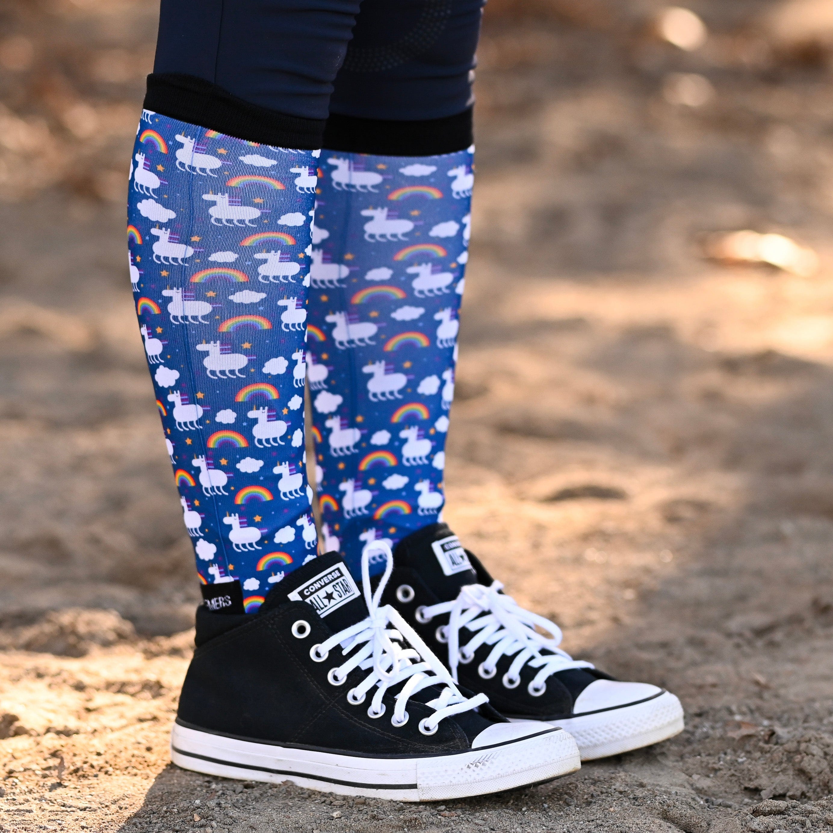 dreamers & schemers Pair & A Spare Magical AF Pair & a Spare Socks equestrian boot socks boot socks thin socks riding socks pattern socks tall socks funny socks knee high socks horse socks horse show socks