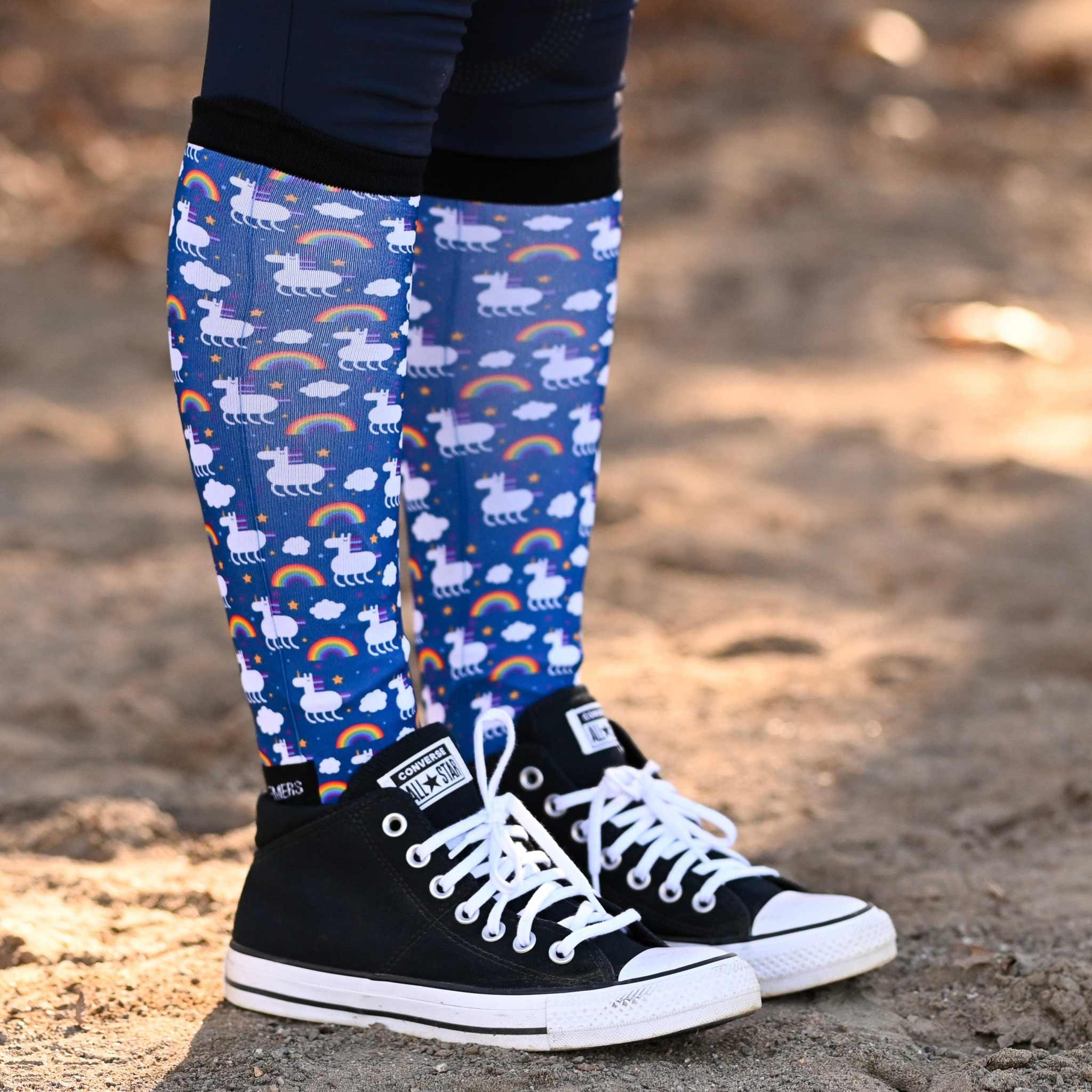 dreamers & schemers Pair & A Spare Magical AF Pair & a Spare Socks equestrian boot socks boot socks thin socks riding socks pattern socks tall socks funny socks knee high socks horse socks horse show socks