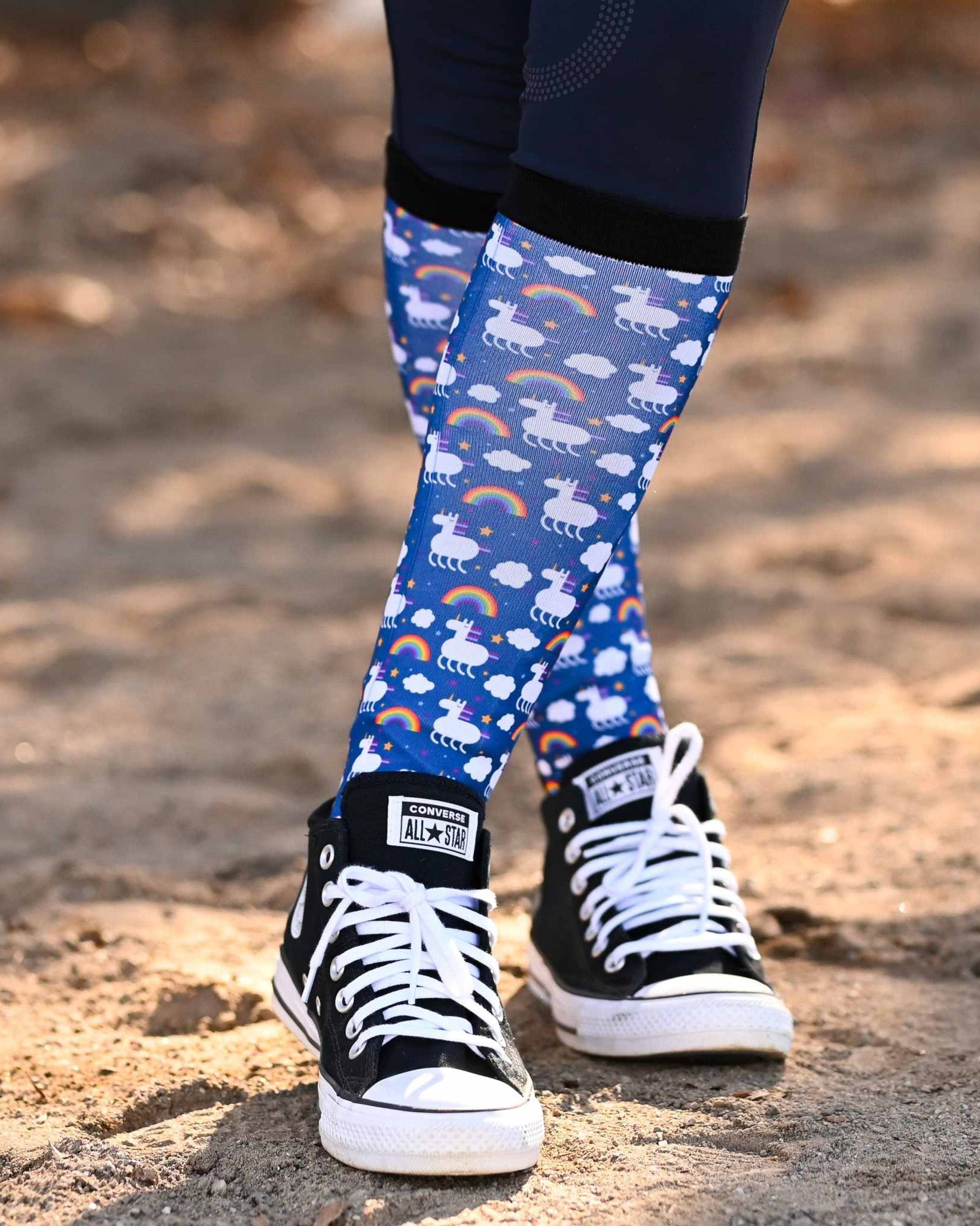 dreamers & schemers Pair & A Spare Magical AF Pair & a Spare Socks equestrian boot socks boot socks thin socks riding socks pattern socks tall socks funny socks knee high socks horse socks horse show socks