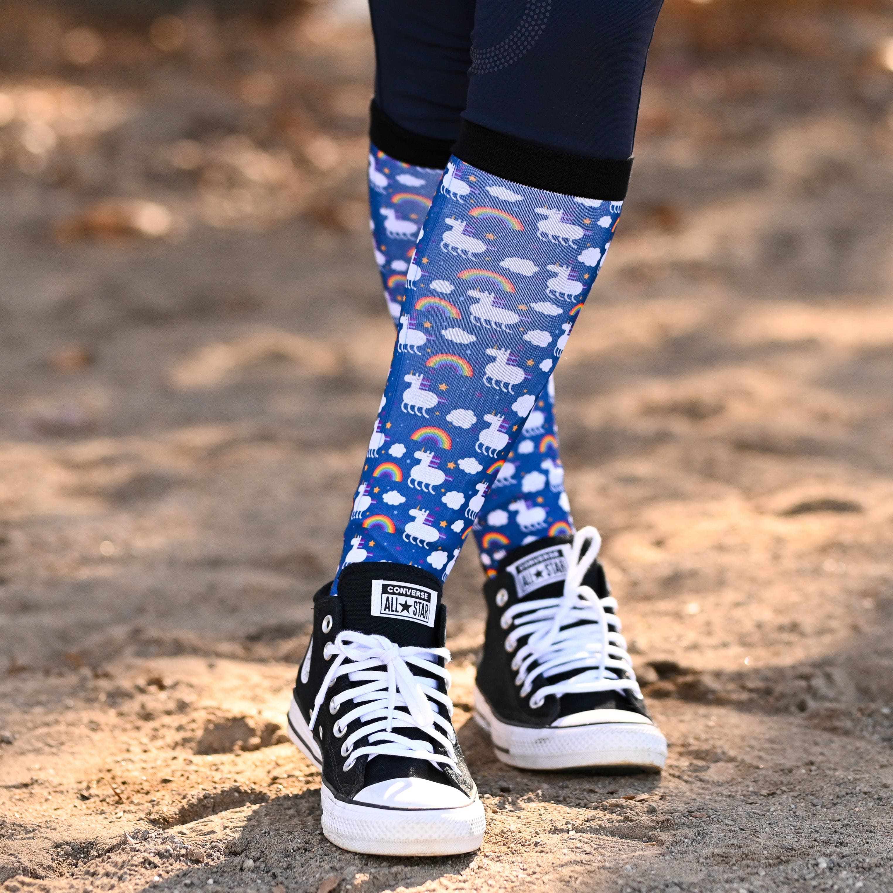 dreamers & schemers Pair & A Spare Magical AF Pair & a Spare Socks equestrian boot socks boot socks thin socks riding socks pattern socks tall socks funny socks knee high socks horse socks horse show socks