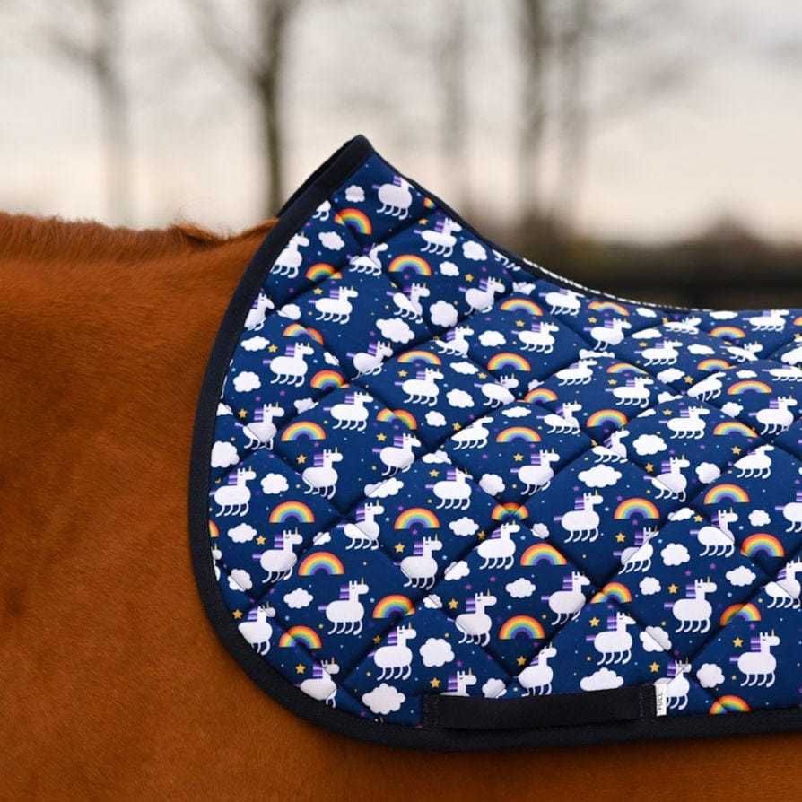 Dreamers & Schemers Magical AF Saddle Pad – patterned saddle pad, equestrian gift, horseback riding gear from Dreamers & Schemers Saddle Pads