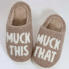 dreamers & schemers Slippers Muck This / Muck That Slippers equestrian boot socks boot socks thin socks riding socks pattern socks tall socks funny socks knee high socks horse socks horse show socks