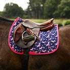 Dreamers & Schemers Neigh-Borhood Saddle Pad – patterned saddle pad, equestrian gift, horseback riding gear from Dreamers & Schemers Saddle Pads