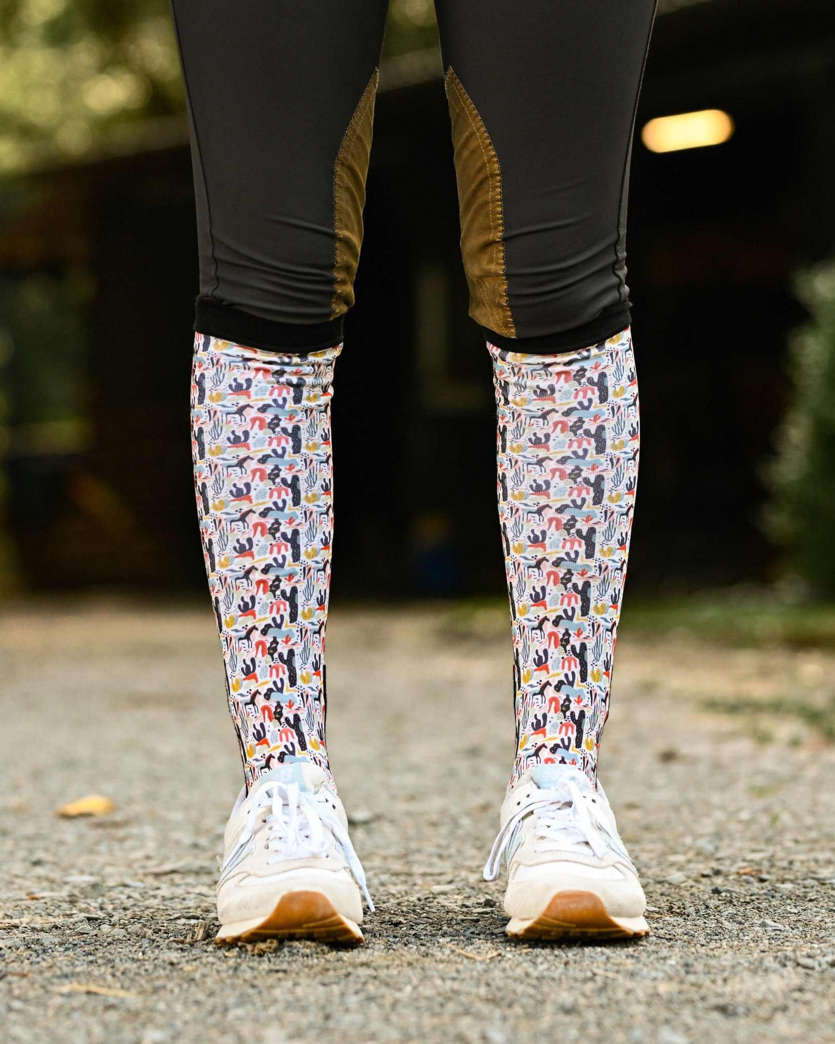 dreamers & schemers Pair & A Spare New Mexico Pair & A Spare Socks equestrian boot socks boot socks thin socks riding socks pattern socks tall socks funny socks knee high socks horse socks horse show socks