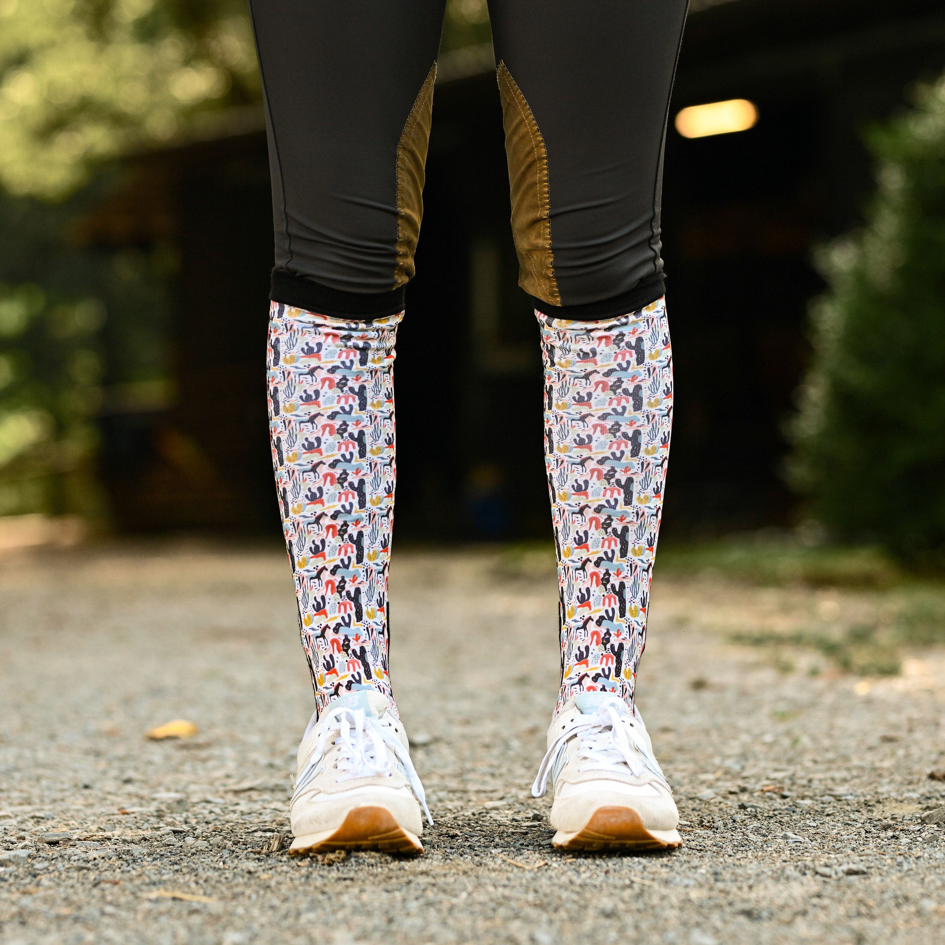 dreamers & schemers Pair & A Spare New Mexico Pair & A Spare Socks equestrian boot socks boot socks thin socks riding socks pattern socks tall socks funny socks knee high socks horse socks horse show socks