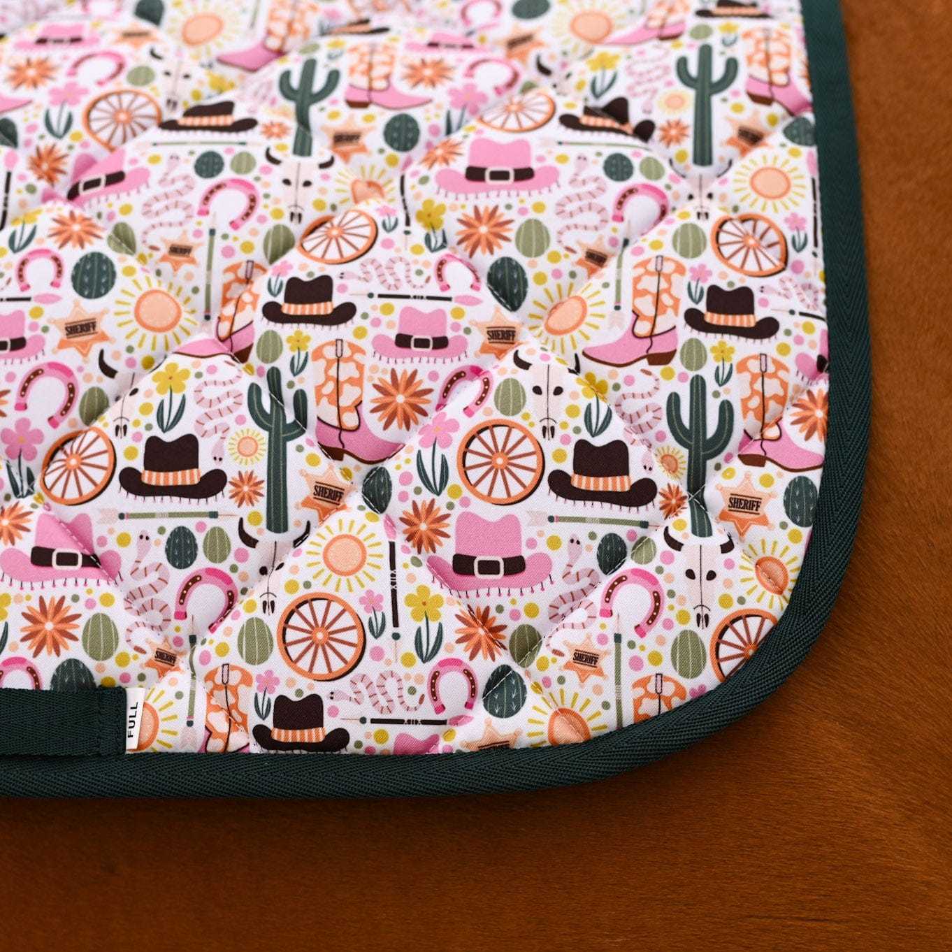 Dreamers & Schemers New Sheriff Saddle Pad – patterned saddle pad, equestrian gift, horseback riding gear from Dreamers & Schemers Saddle Pads