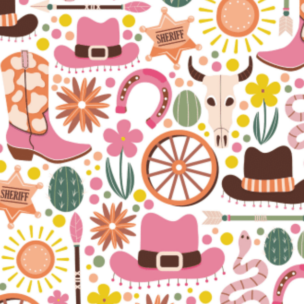 Dreamers & Schemers New Sheriff Saddle Pad – patterned saddle pad, equestrian gift, horseback riding gear from Dreamers & Schemers Saddle Pads