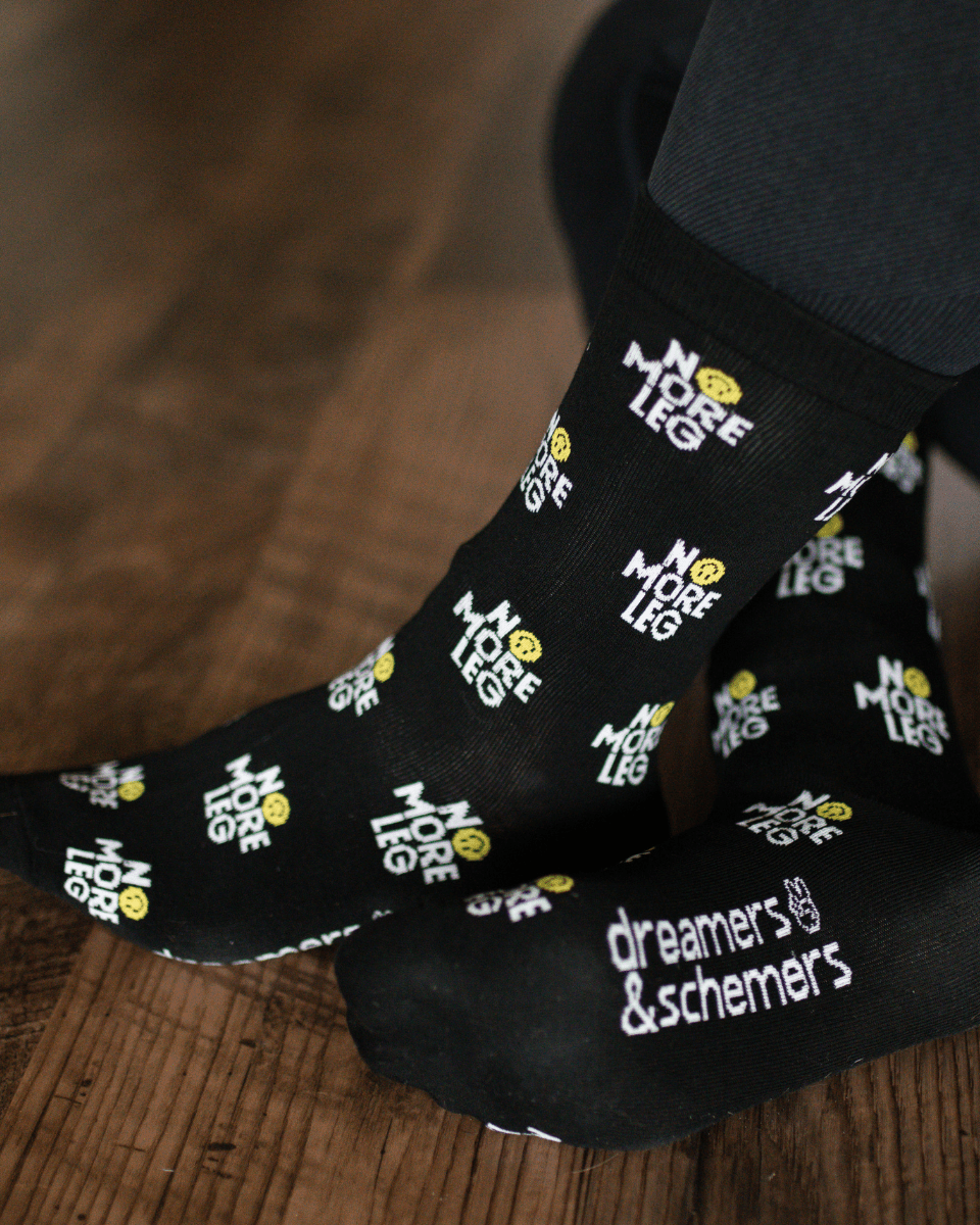 dreamers & schemers Crew Sock No More Leg Crew Socks equestrian boot socks boot socks thin socks riding socks pattern socks tall socks funny socks knee high socks horse socks horse show socks