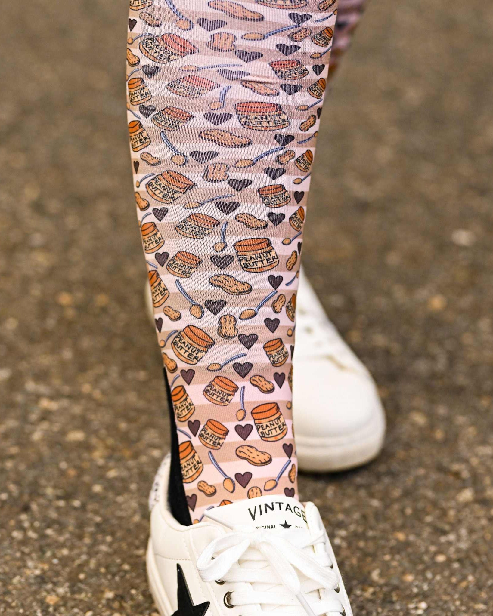 dreamers & schemers Pair & A Spare Nuts About You Pair & A Spare Socks equestrian boot socks boot socks thin socks riding socks pattern socks tall socks funny socks knee high socks horse socks horse show socks