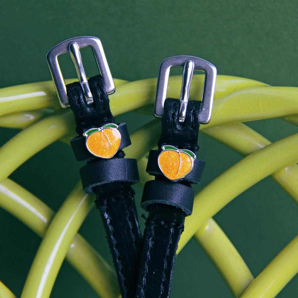 ManeJane Black Spur Straps Peach Spur Straps equestrian boot socks boot socks thin socks riding socks pattern socks tall socks funny socks knee high socks horse socks horse show socks