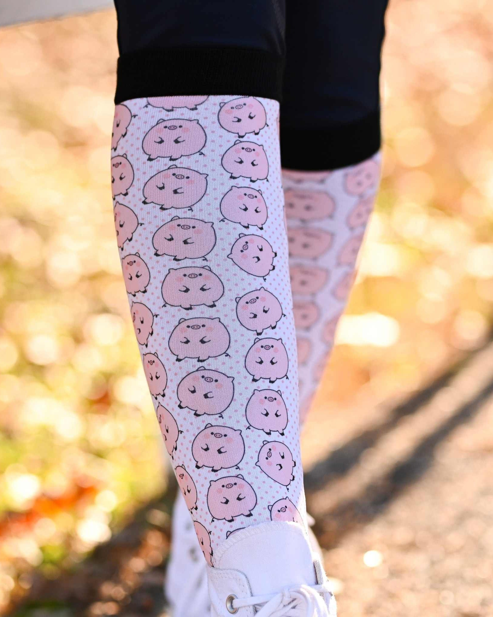 dreamers & schemers Pair & A Spare Piggies Pair & a Spare Socks equestrian boot socks boot socks thin socks riding socks pattern socks tall socks funny socks knee high socks horse socks horse show socks