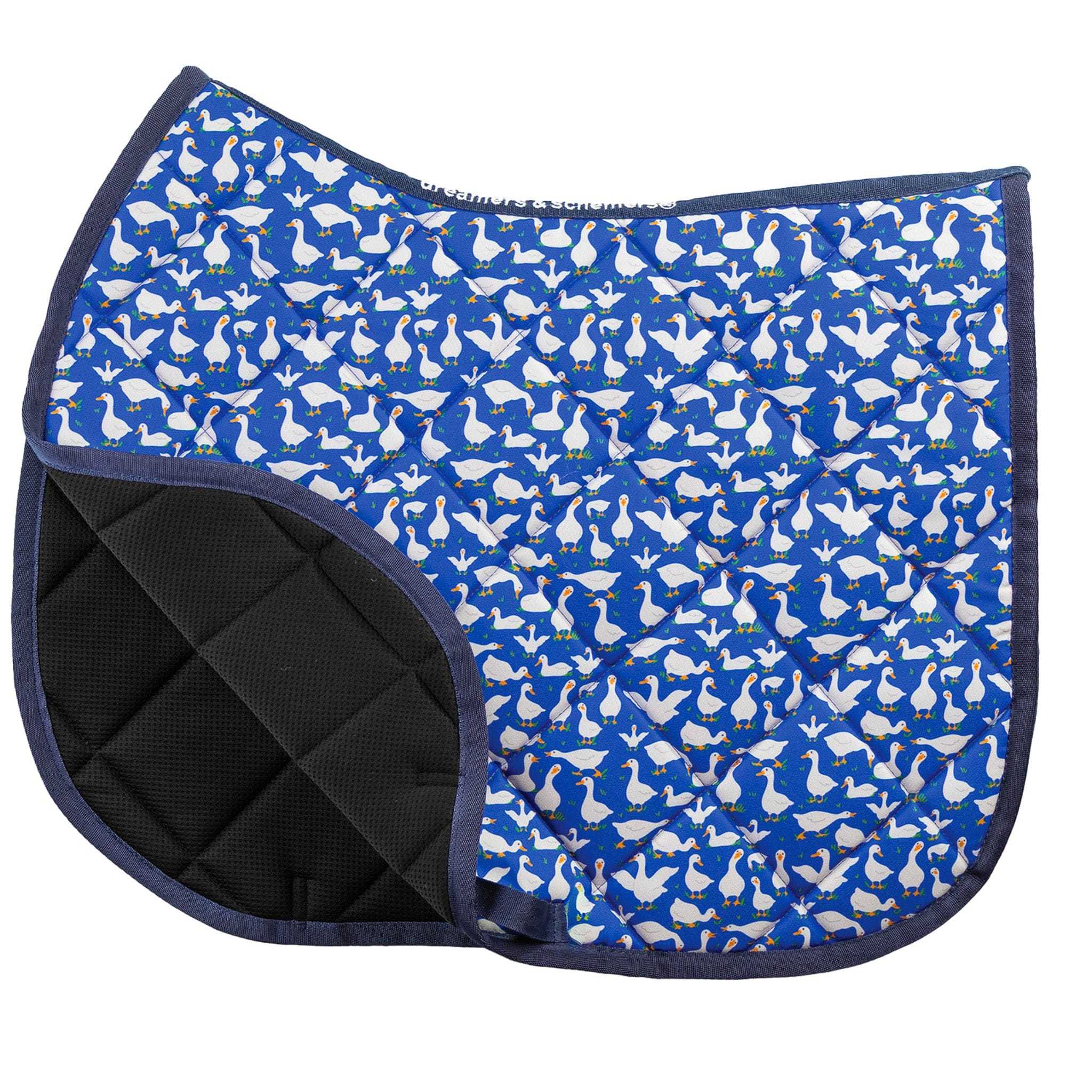 Puddle Jumpers Saddle Pad full-size with cushy quilting and playful design from Dreamers & Schemers