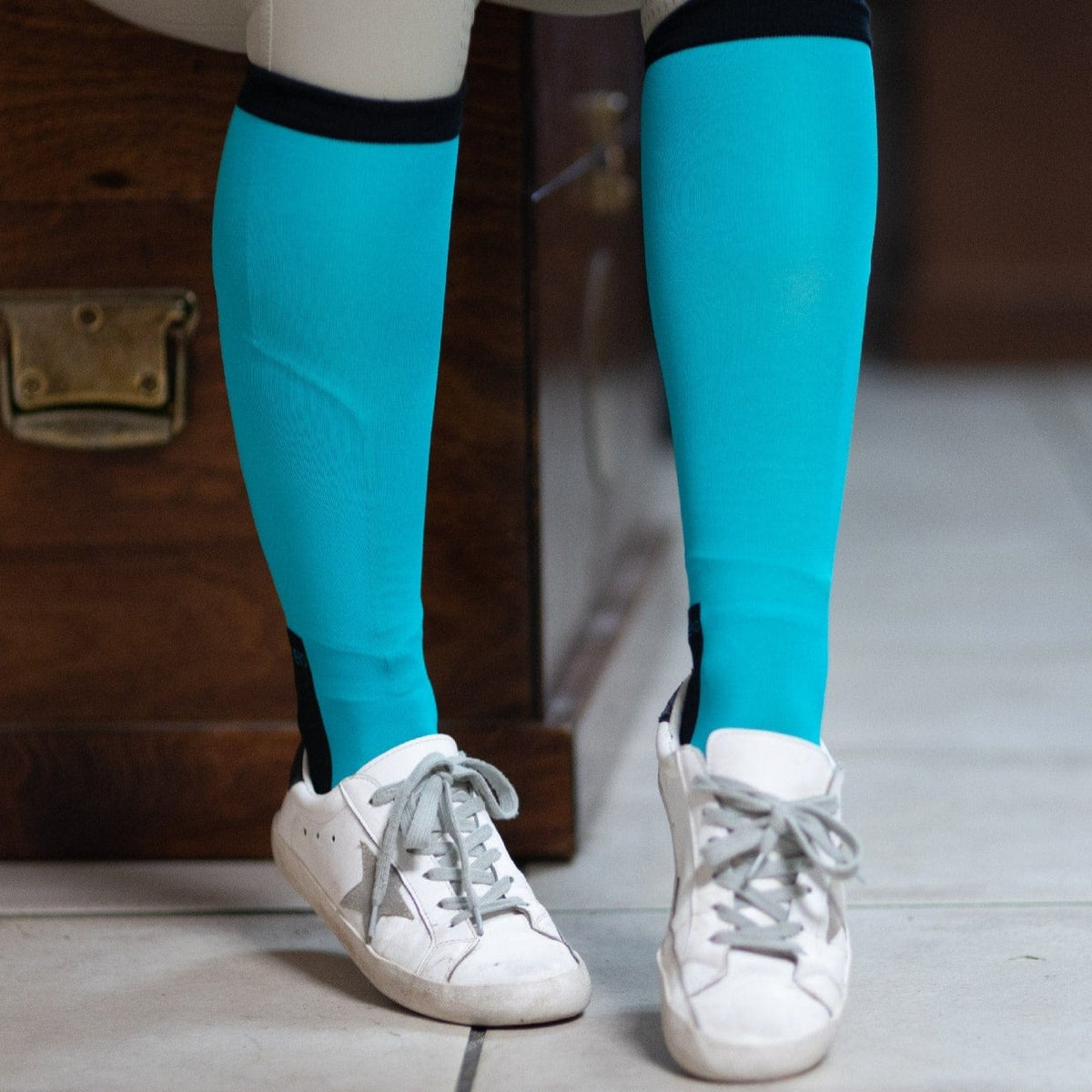 Stylish Blue Socks for Men - Richer Poorer Lookout Contemporary Socks
