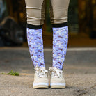dreamers & schemers Pair & A Spare Ski You Later Pair & A Spare Socks equestrian boot socks boot socks thin socks riding socks pattern socks tall socks funny socks knee high socks horse socks horse show socks