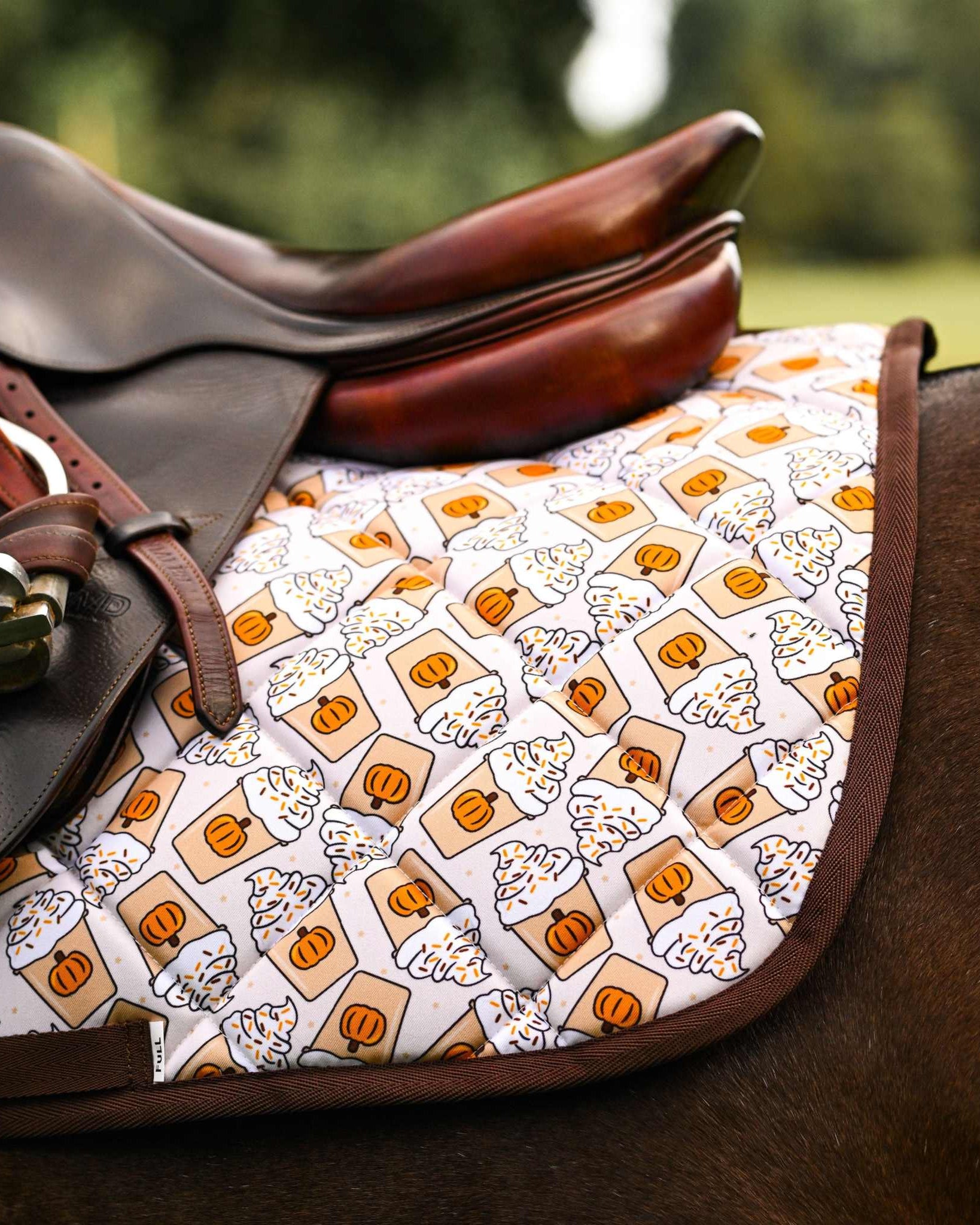 Dreamers & Schemers Spice Spice Baby Saddle Pad – patterned saddle pad, equestrian gift, horseback riding gear from Dreamers & Schemers Saddle Pads