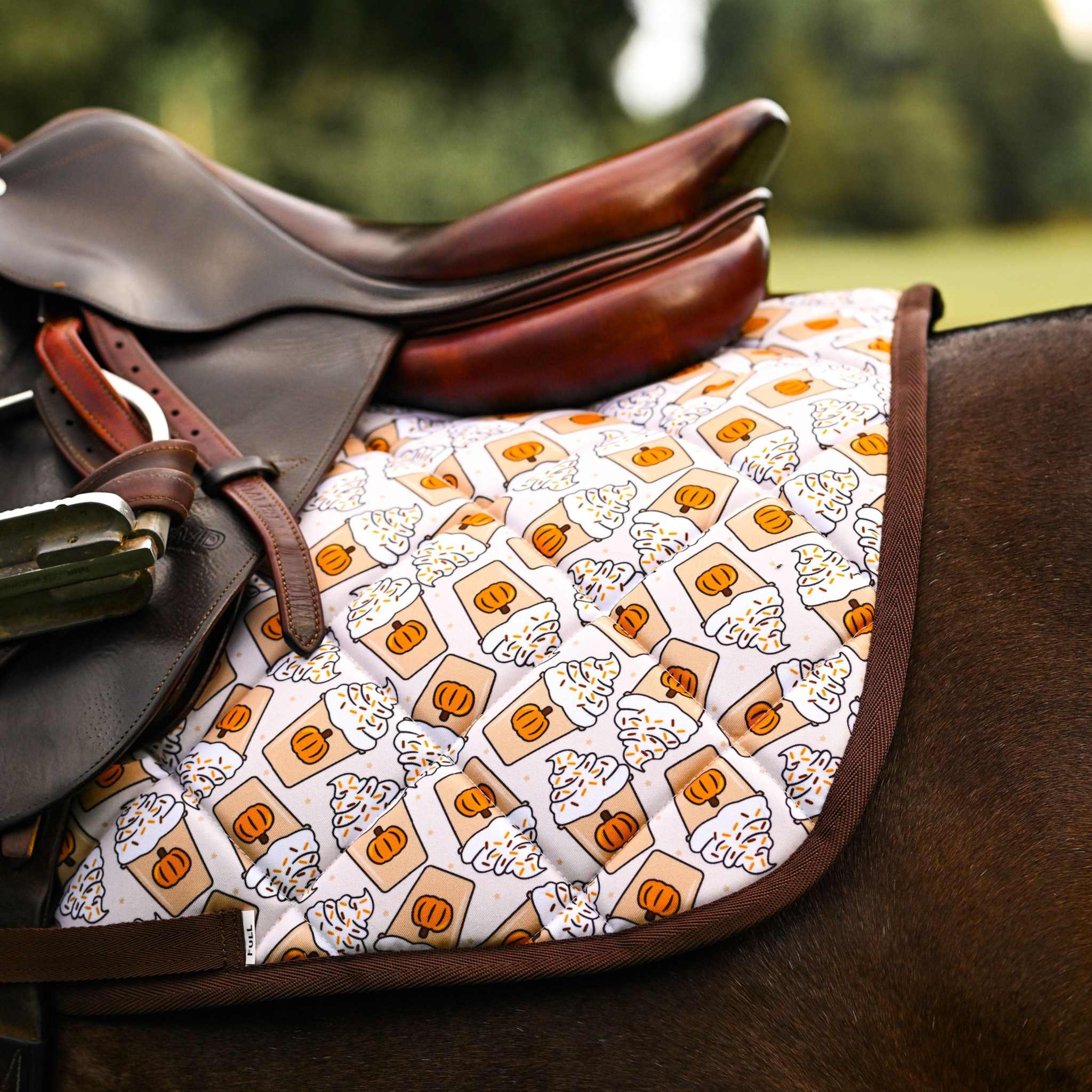 Dreamers & Schemers Spice Spice Baby Saddle Pad – patterned saddle pad, equestrian gift, horseback riding gear from Dreamers & Schemers Saddle Pads