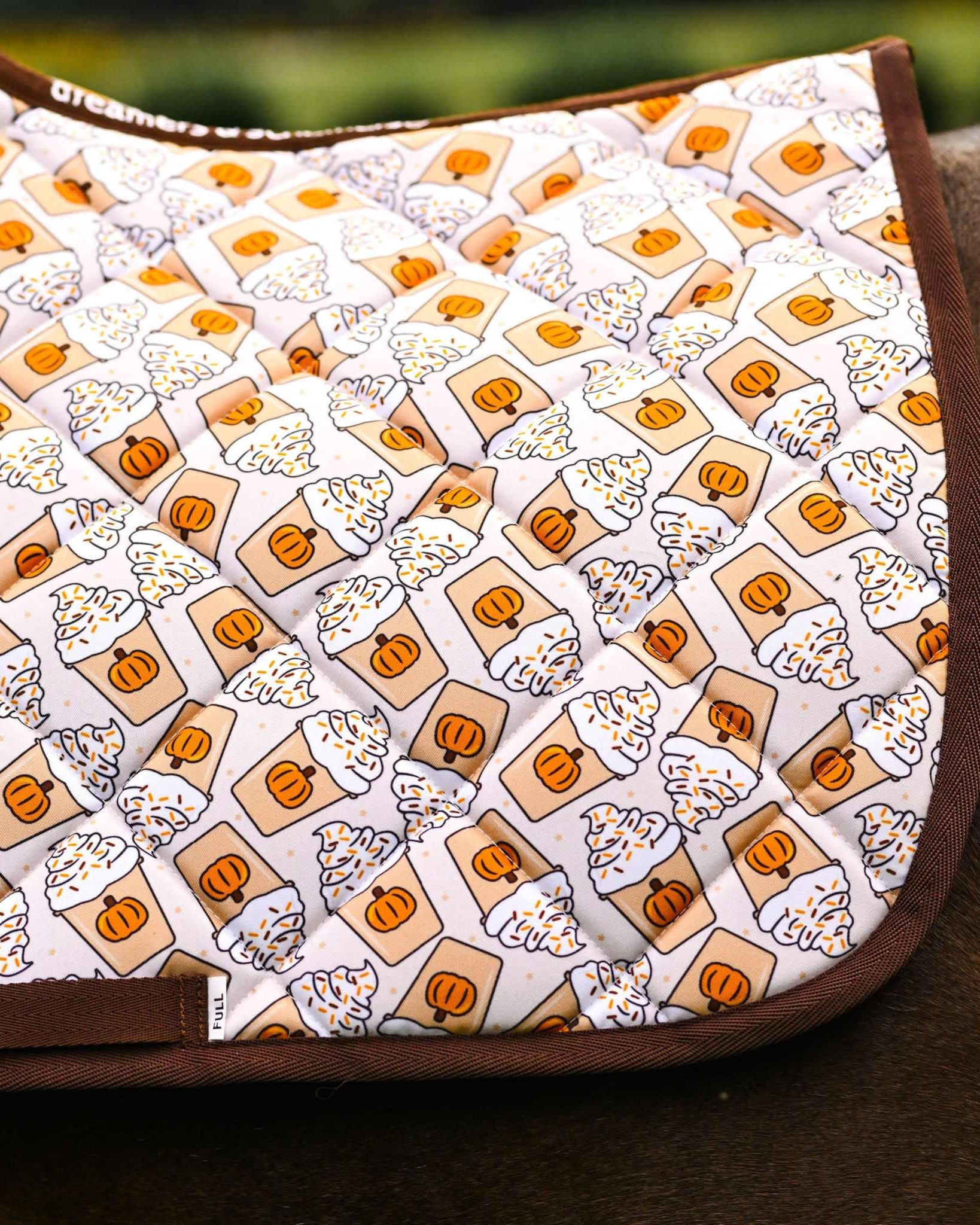 Dreamers & Schemers Spice Spice Baby Saddle Pad – patterned saddle pad, equestrian gift, horseback riding gear from Dreamers & Schemers Saddle Pads