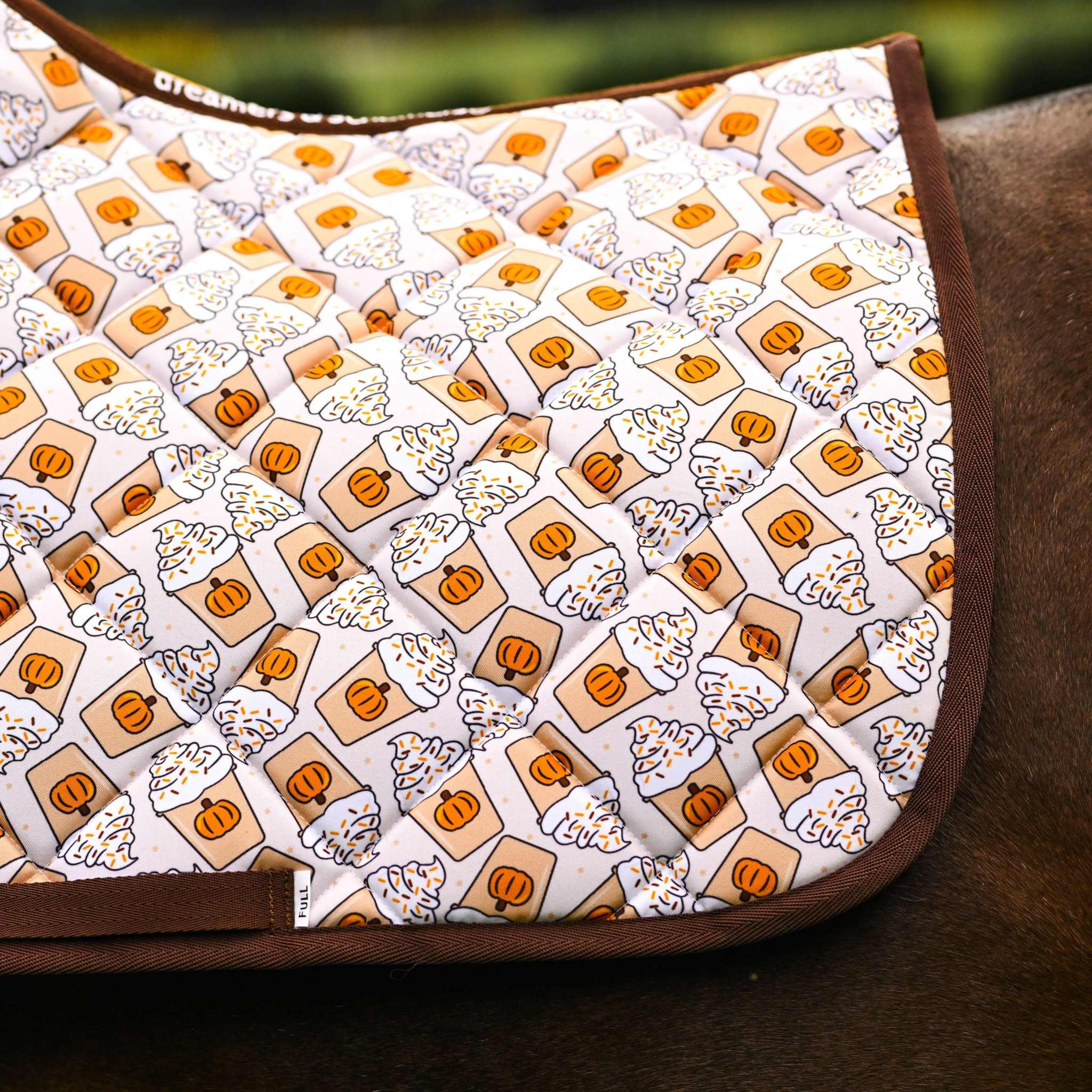 Dreamers & Schemers Spice Spice Baby Saddle Pad – patterned saddle pad, equestrian gift, horseback riding gear from Dreamers & Schemers Saddle Pads