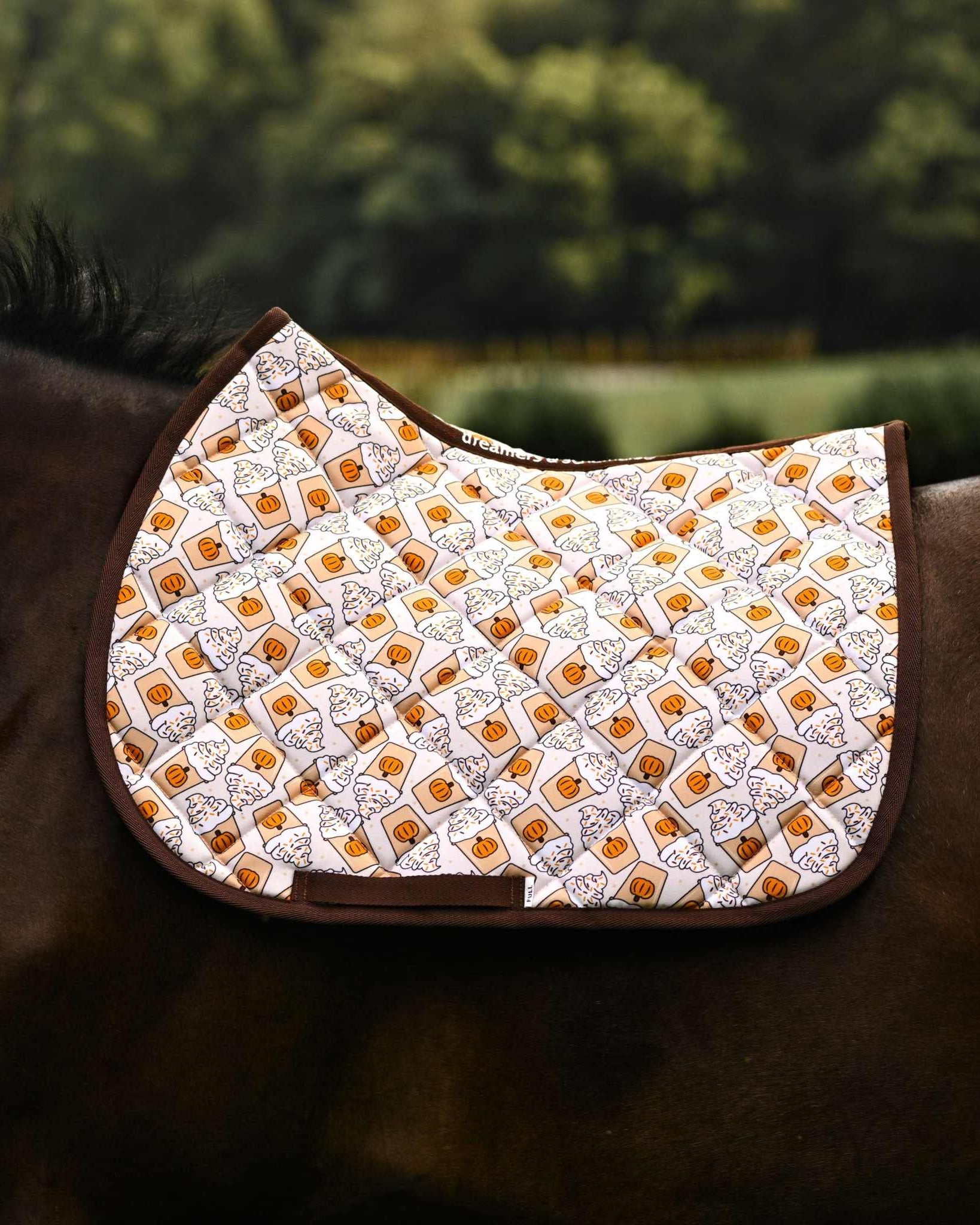 Dreamers & Schemers Spice Spice Baby Saddle Pad – patterned saddle pad, equestrian gift, horseback riding gear from Dreamers & Schemers Saddle Pads