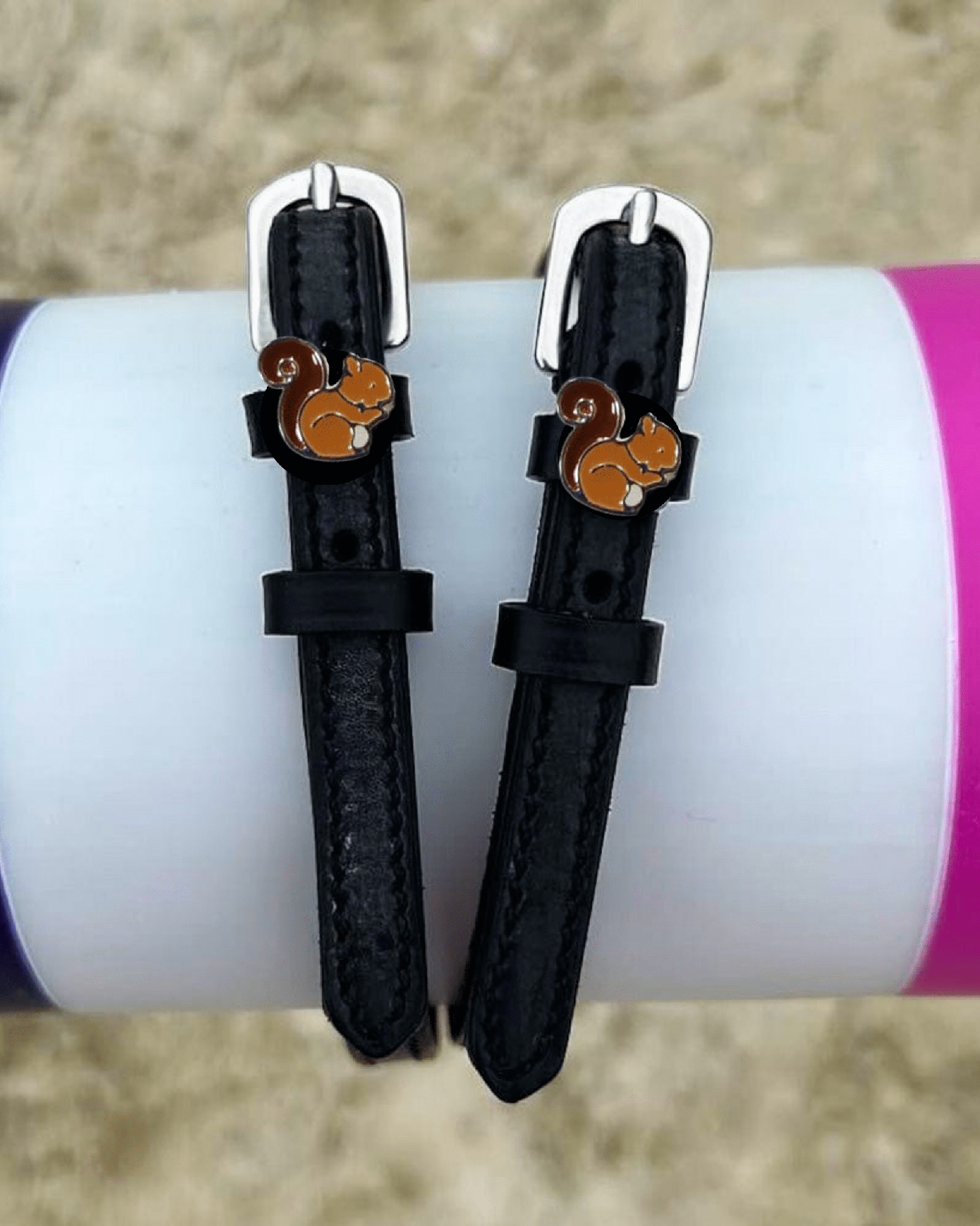 ManeJane Spur Straps Squirrel Spur Straps equestrian boot socks boot socks thin socks riding socks pattern socks tall socks funny socks knee high socks horse socks horse show socks