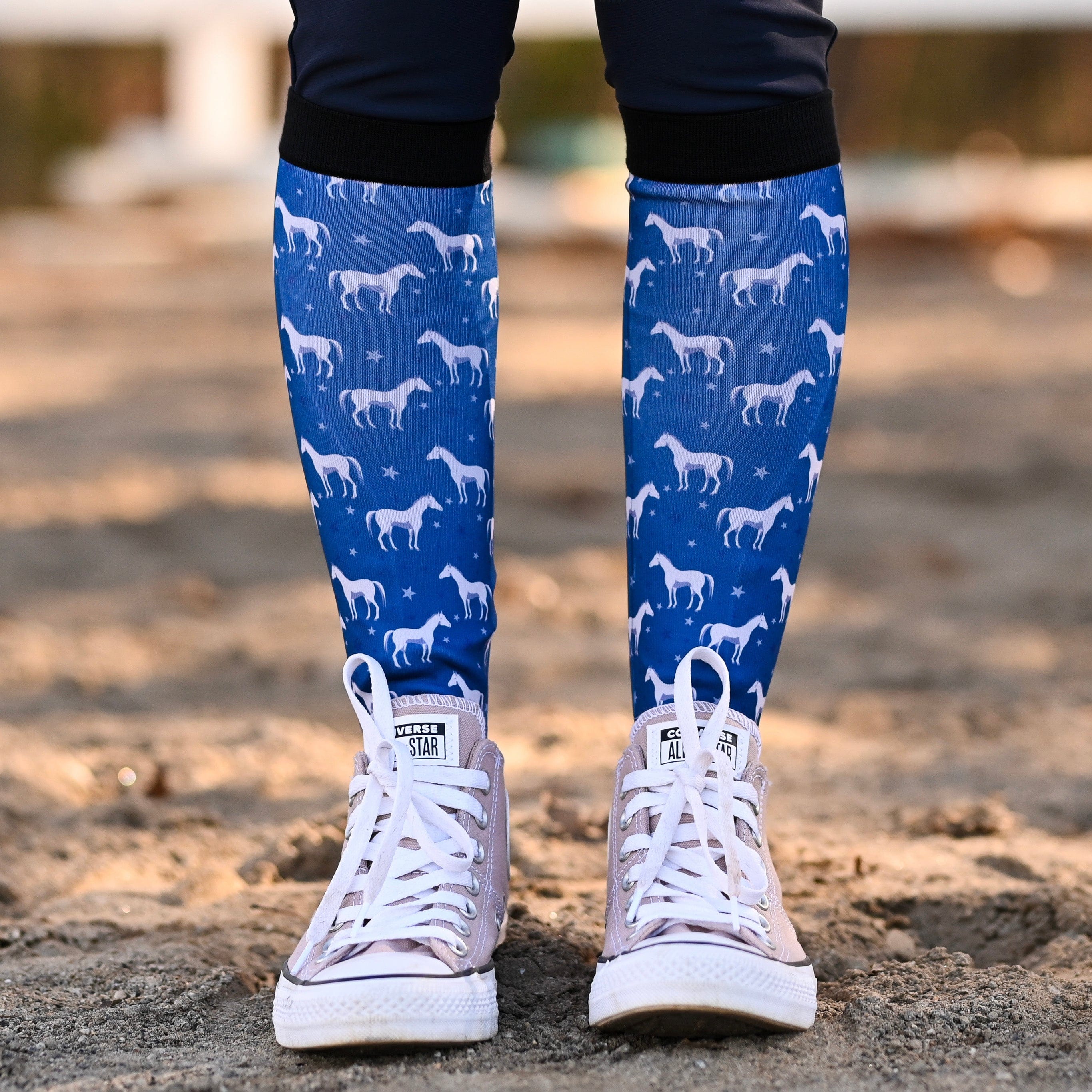 dreamers & schemers Pair & A Spare Stars Align Pair & a Spare Socks equestrian boot socks boot socks thin socks riding socks pattern socks tall socks funny socks knee high socks horse socks horse show socks