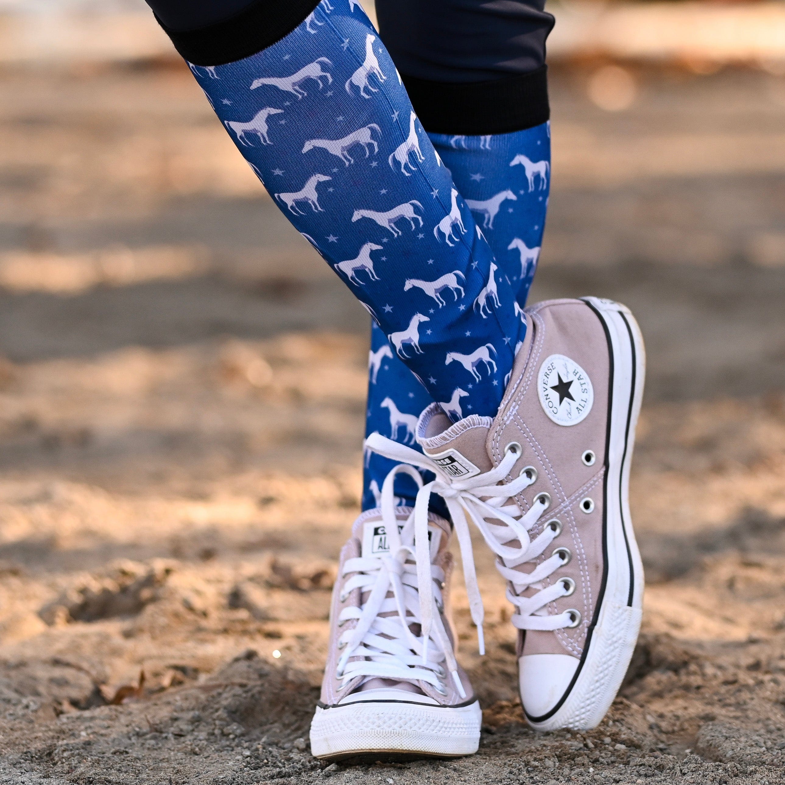 dreamers & schemers Pair & A Spare Stars Align Pair & a Spare Socks equestrian boot socks boot socks thin socks riding socks pattern socks tall socks funny socks knee high socks horse socks horse show socks