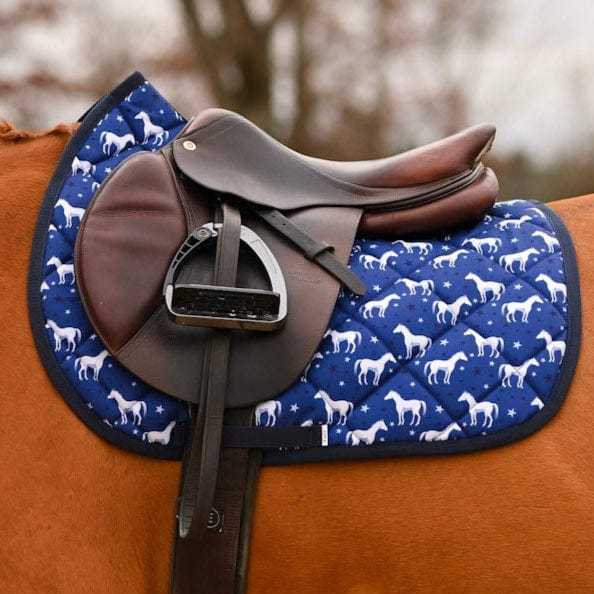 Dreamers & Schemers Stars Align Saddle Pad – patterned saddle pad, equestrian gift, horseback riding gear from Dreamers & Schemers Saddle Pads