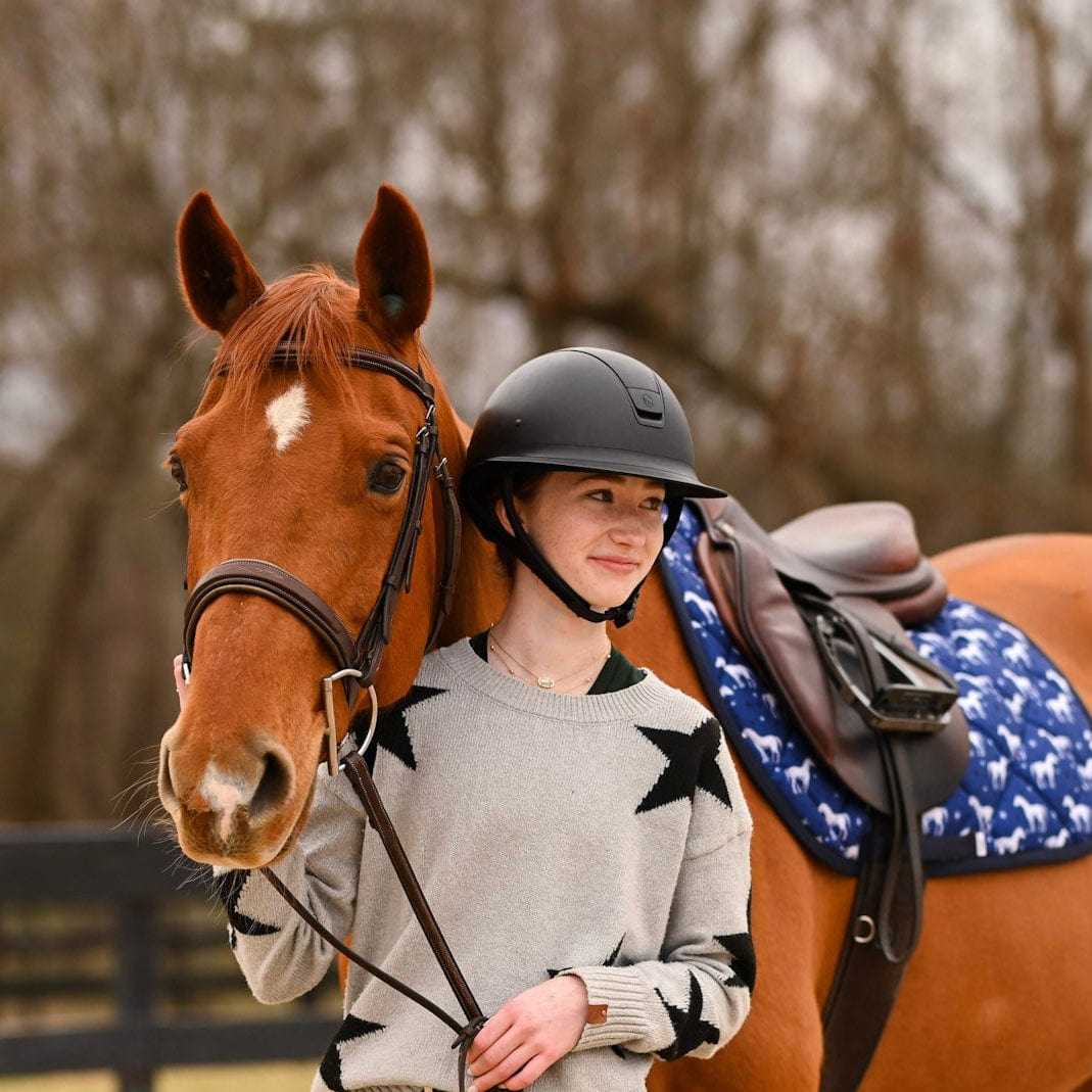 Dreamers & Schemers Stars Align Saddle Pad – patterned saddle pad, equestrian gift, horseback riding gear from Dreamers & Schemers Saddle Pads