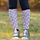 dreamers & schemers Pair & A Spare Strawberry Pair & a Spare Socks equestrian boot socks boot socks thin socks riding socks pattern socks tall socks funny socks knee high socks horse socks horse show socks