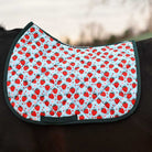 Dreamers & Schemers Strawberry Saddle Pad – patterned saddle pad, equestrian gift, horseback riding gear from Dreamers & Schemers Saddle Pads