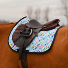 Dreamers & Schemers Summer Camp Saddle Pad – patterned saddle pad, equestrian gift, horseback riding gear from Dreamers & Schemers Saddle Pads