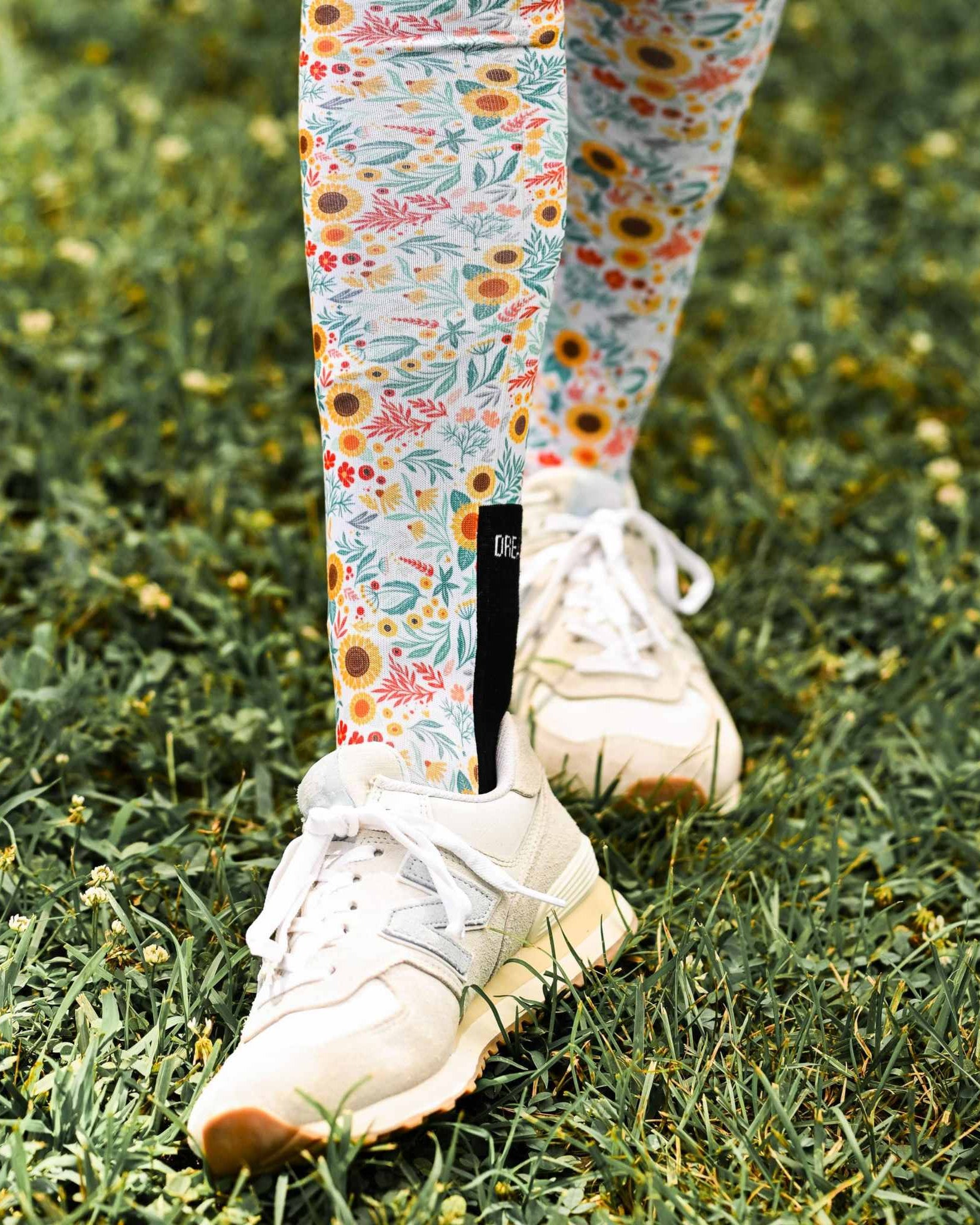 dreamers & schemers Pair & A Spare Sunflower Fields Pair & A Spare Socks equestrian boot socks boot socks thin socks riding socks pattern socks tall socks funny socks knee high socks horse socks horse show socks